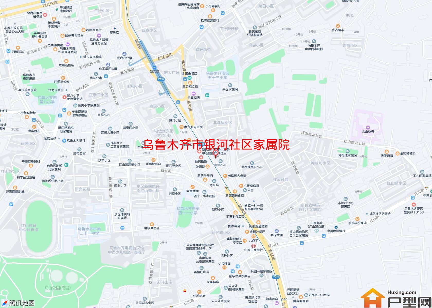 银河社区家属院小区 - 户型网