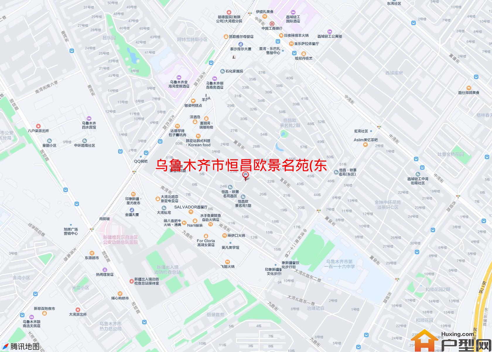 恒昌欧景名苑(东区)小区 - 户型网