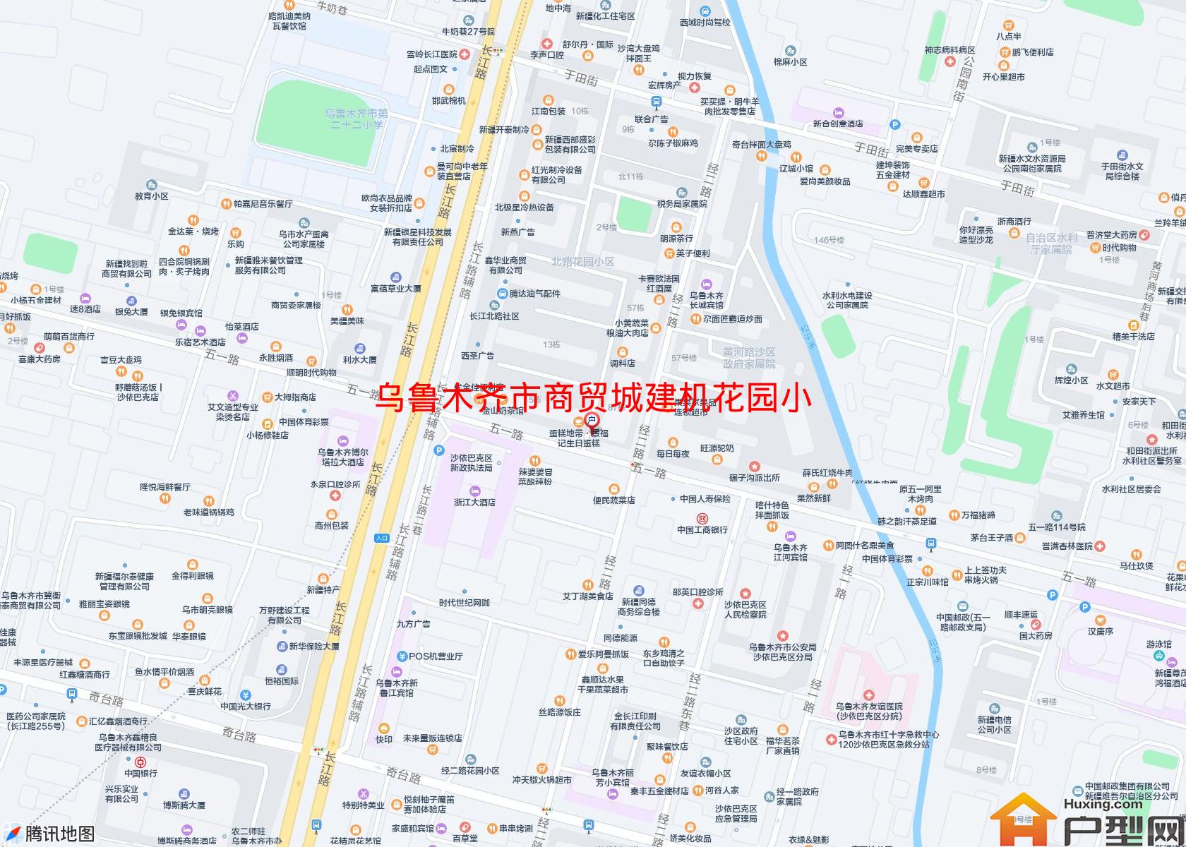 商贸城建机花园小区小区 - 户型网