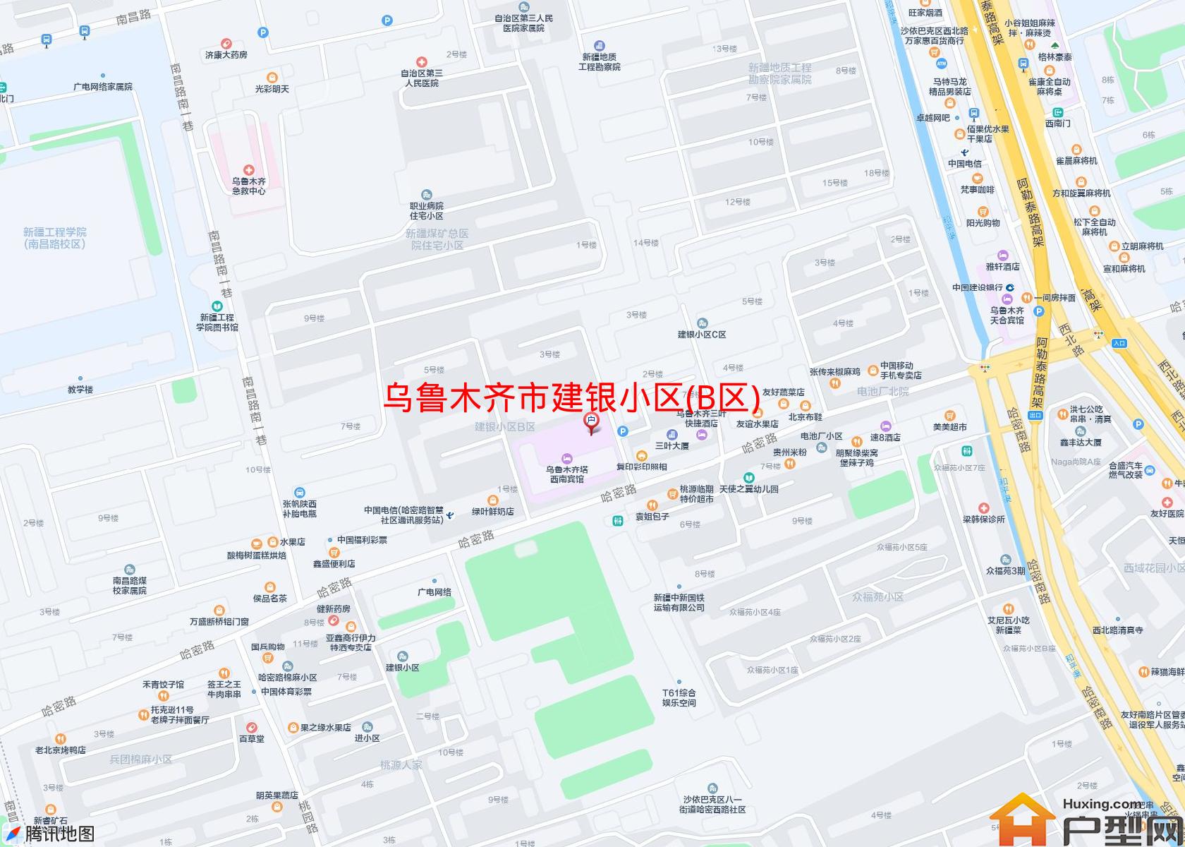 建银小区(B区)小区 - 户型网