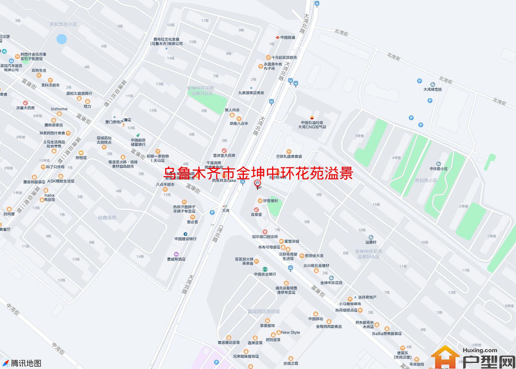金坤中环花苑溢景轩(A区)小区 - 户型网