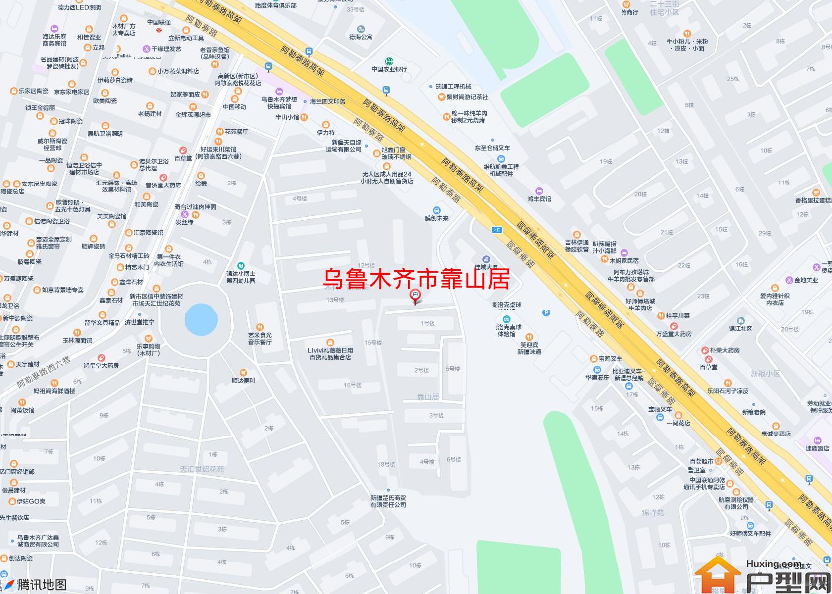靠山居小区 - 户型网