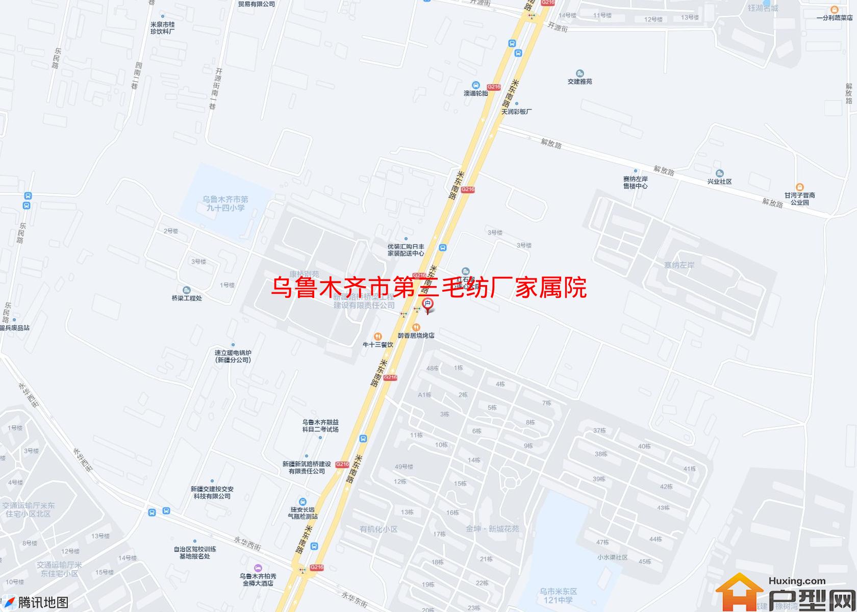 第三毛纺厂家属院小区 - 户型网