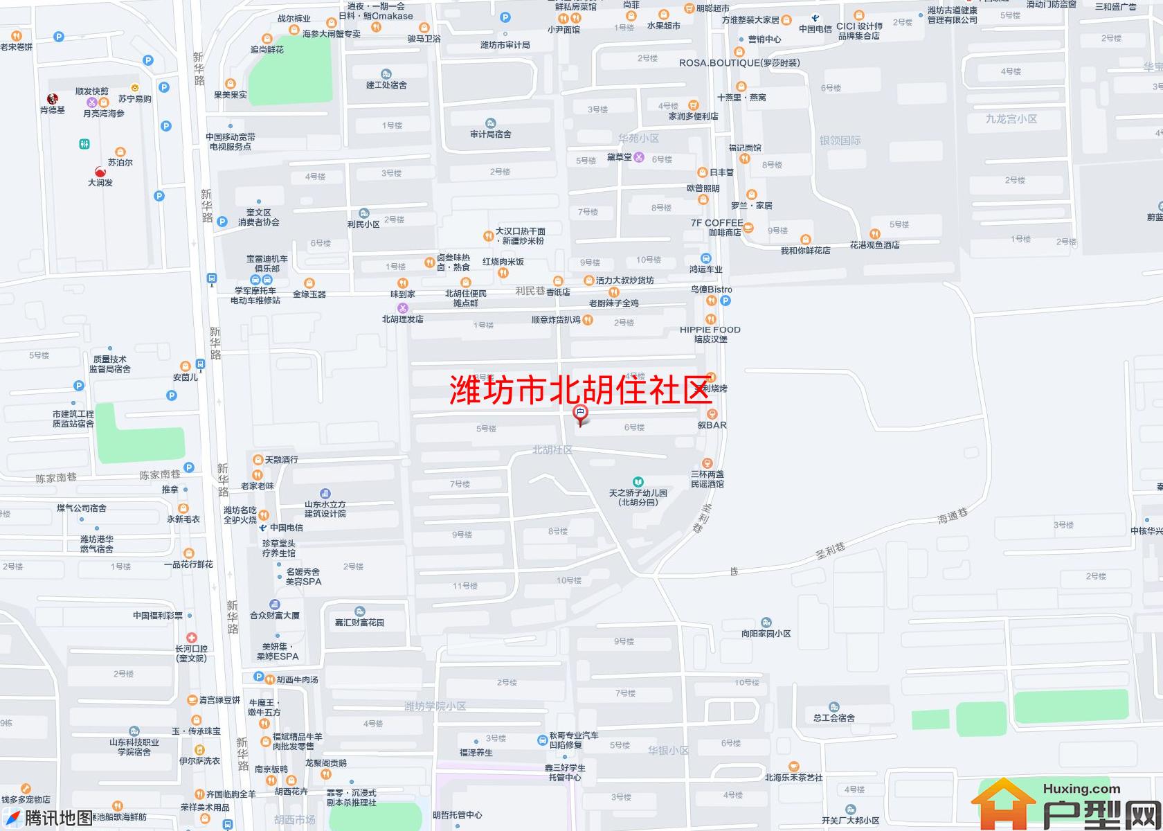 北胡住社区小区 - 户型网