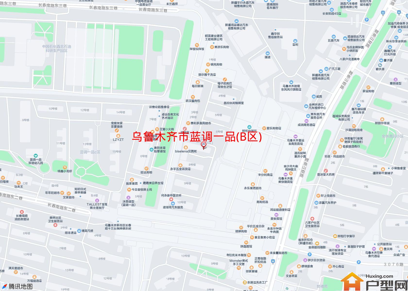蓝调一品(B区)小区 - 户型网