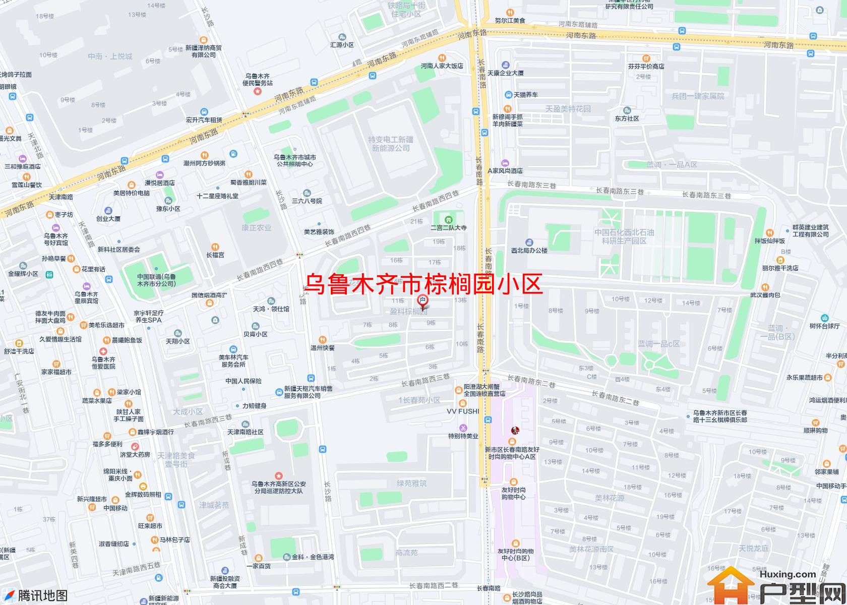 棕榈园小区小区 - 户型网