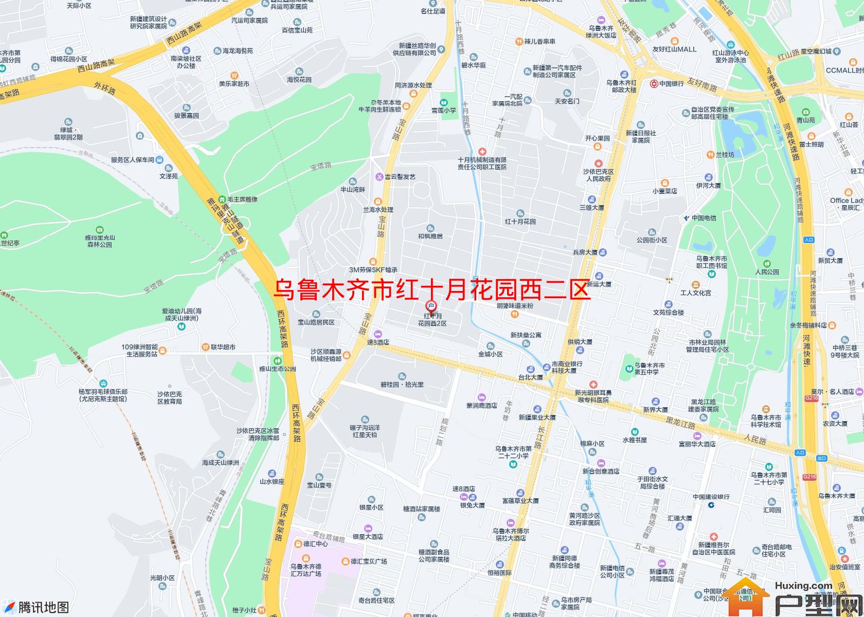 红十月花园西二区小区 - 户型网