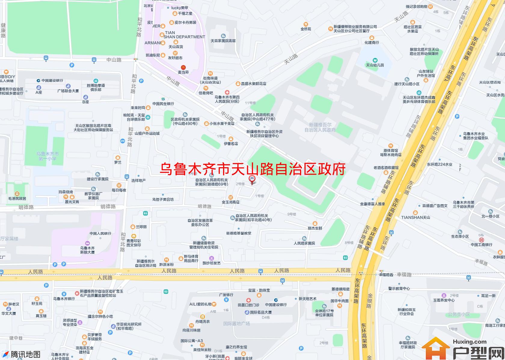 天山路自治区政府家属小区 - 户型网