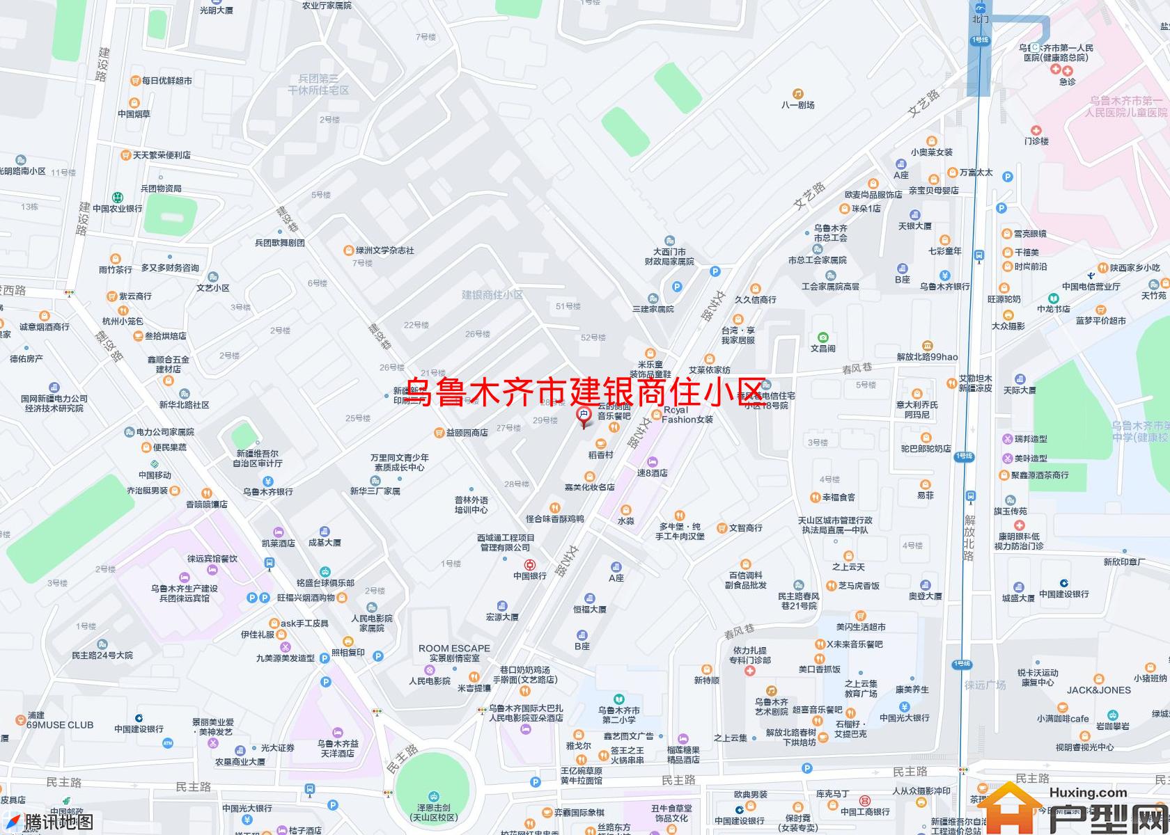 建银商住小区小区 - 户型网