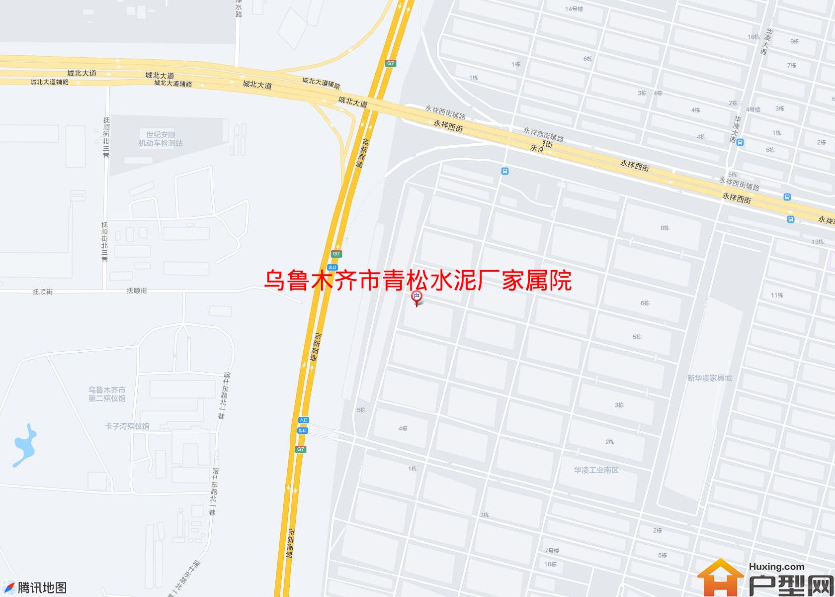 青松水泥厂家属院小区 - 户型网