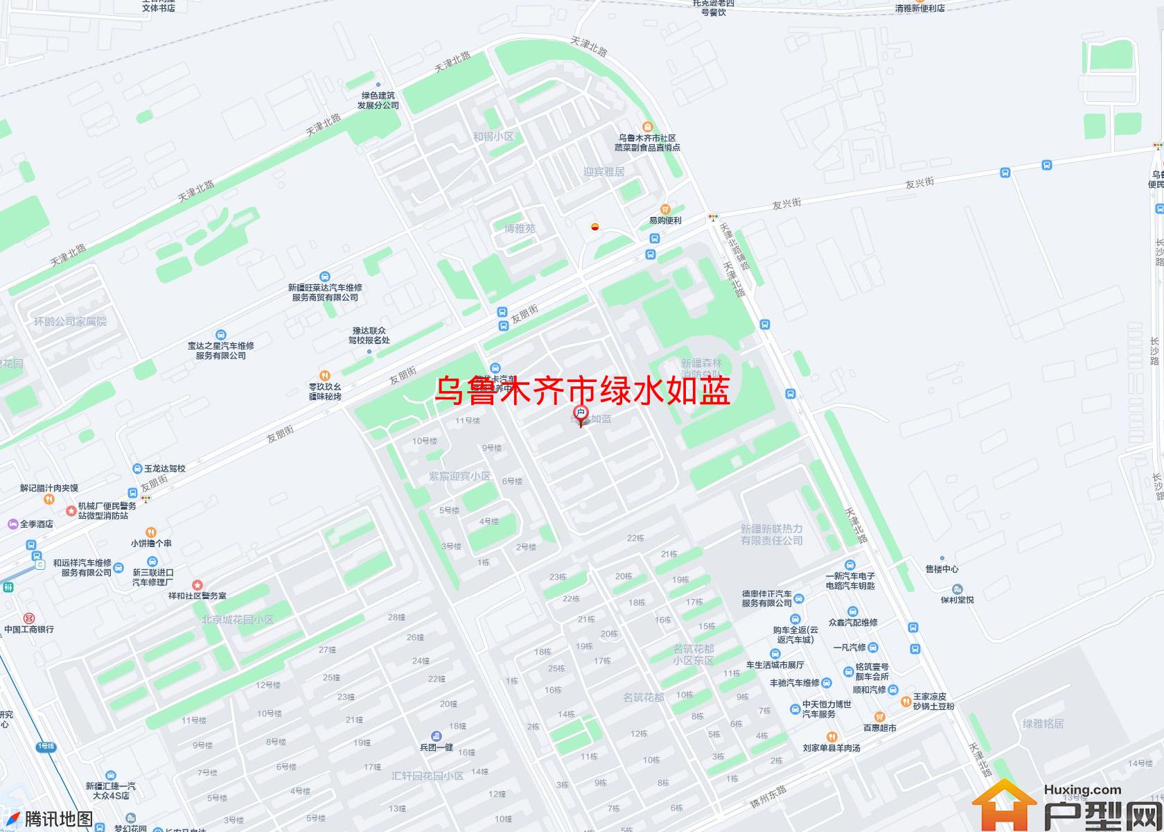 绿水如蓝小区 - 户型网