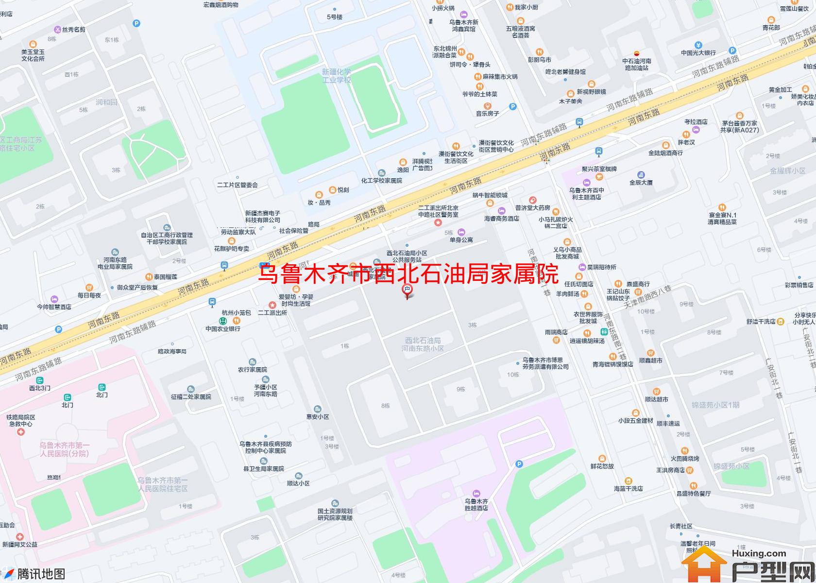 西北石油局家属院小区 - 户型网