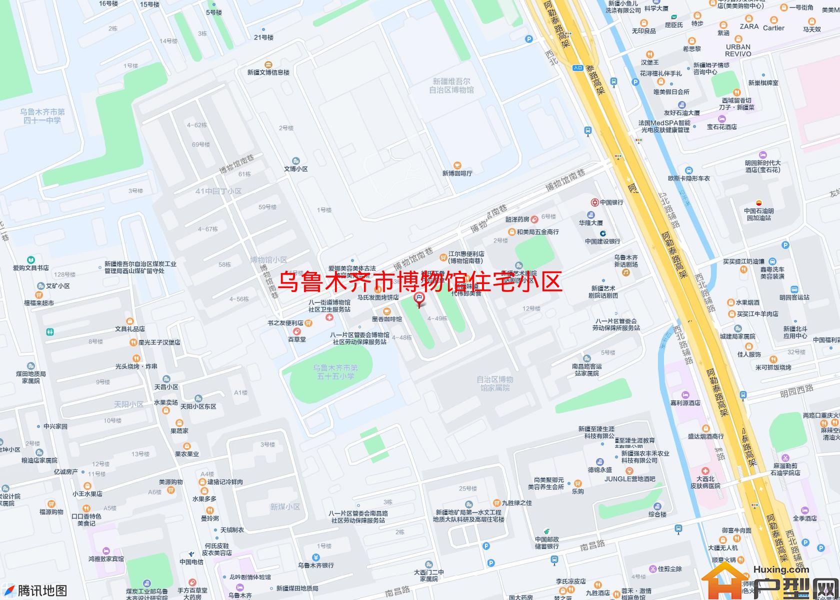 博物馆住宅小区小区 - 户型网