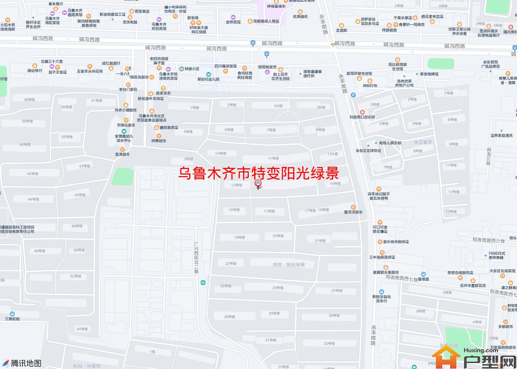 特变阳光绿景小区 - 户型网