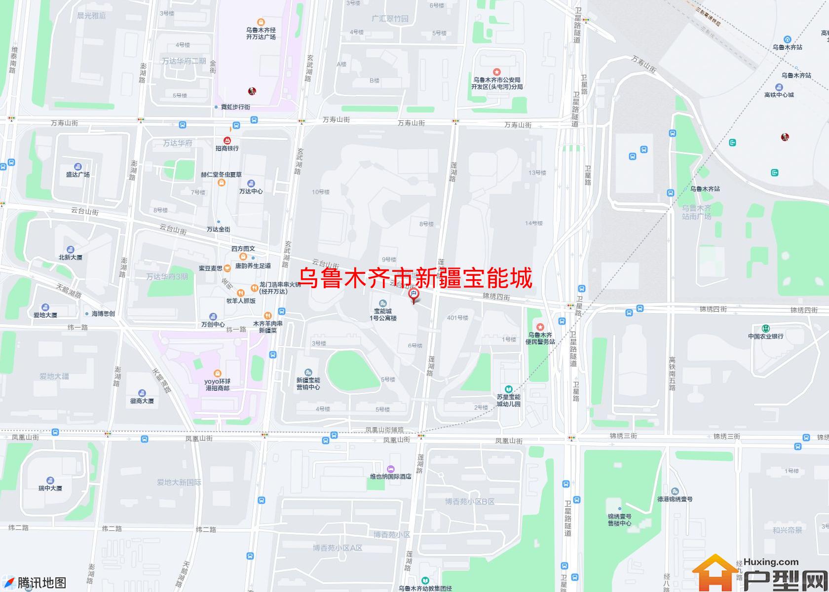 新疆宝能城小区 - 户型网