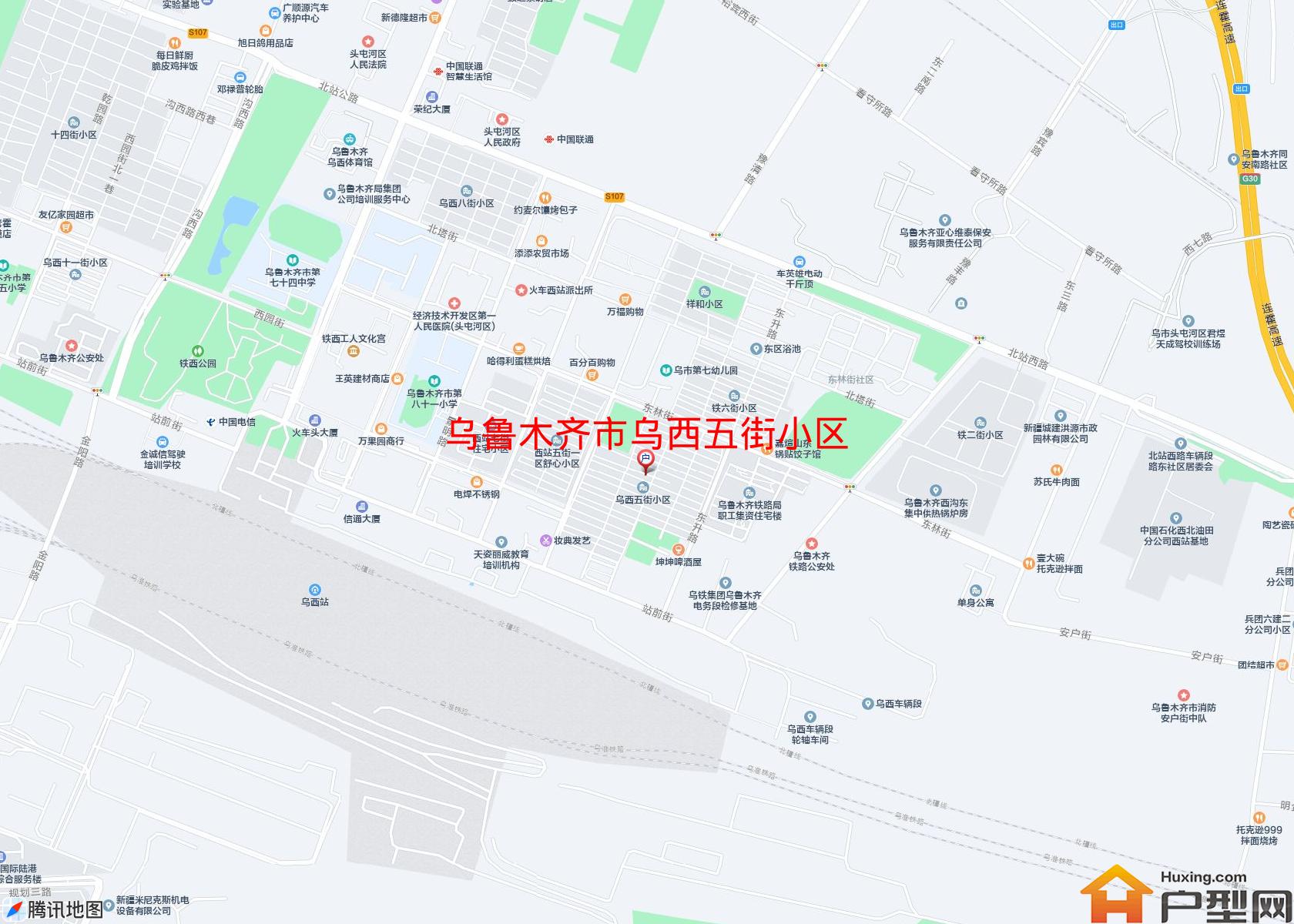 乌西五街小区小区 - 户型网