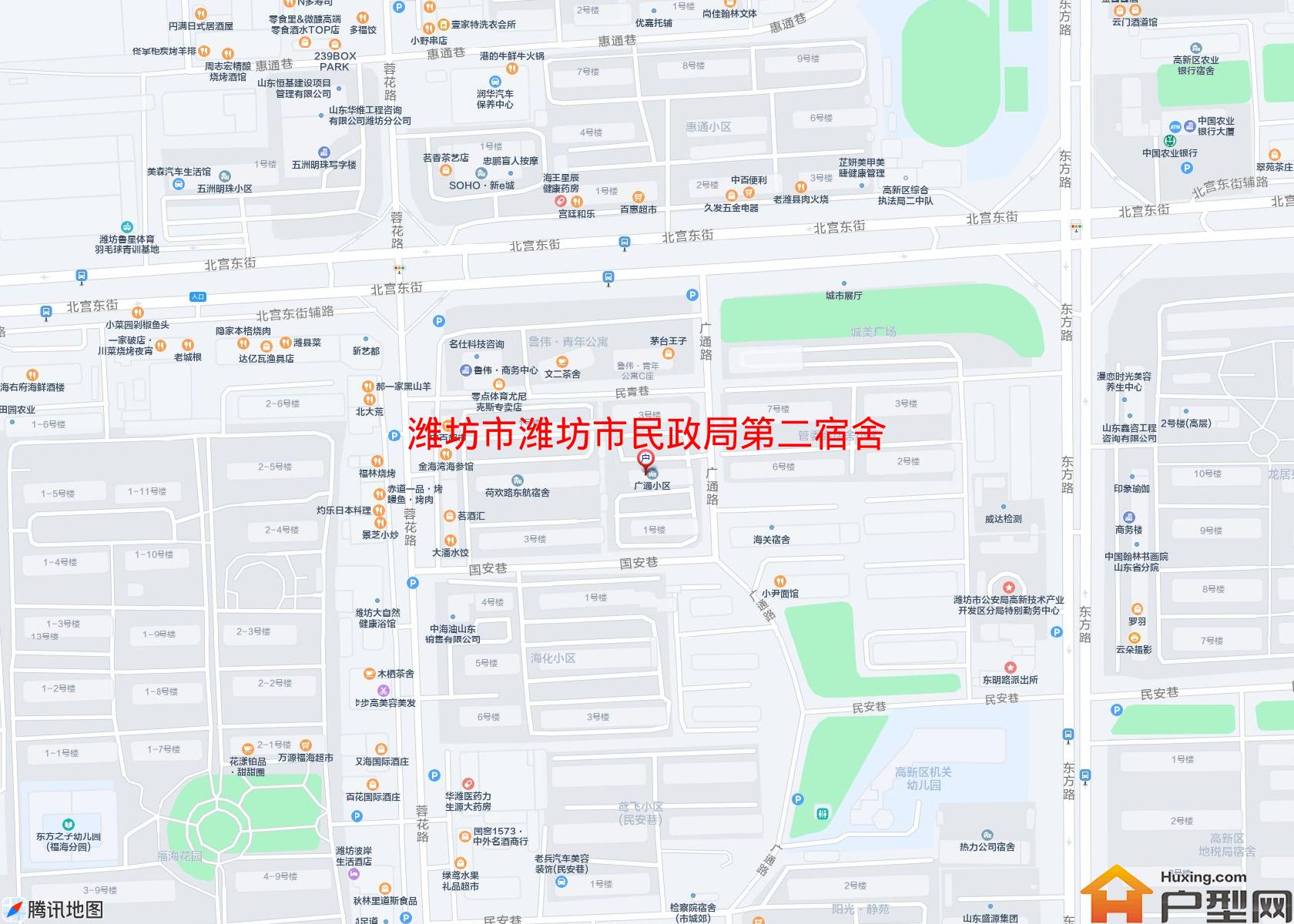潍坊市民政局第二宿舍小区 - 户型网