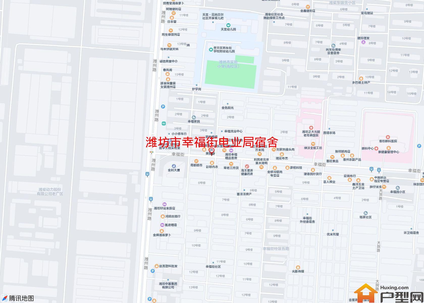 幸福街电业局宿舍小区 - 户型网