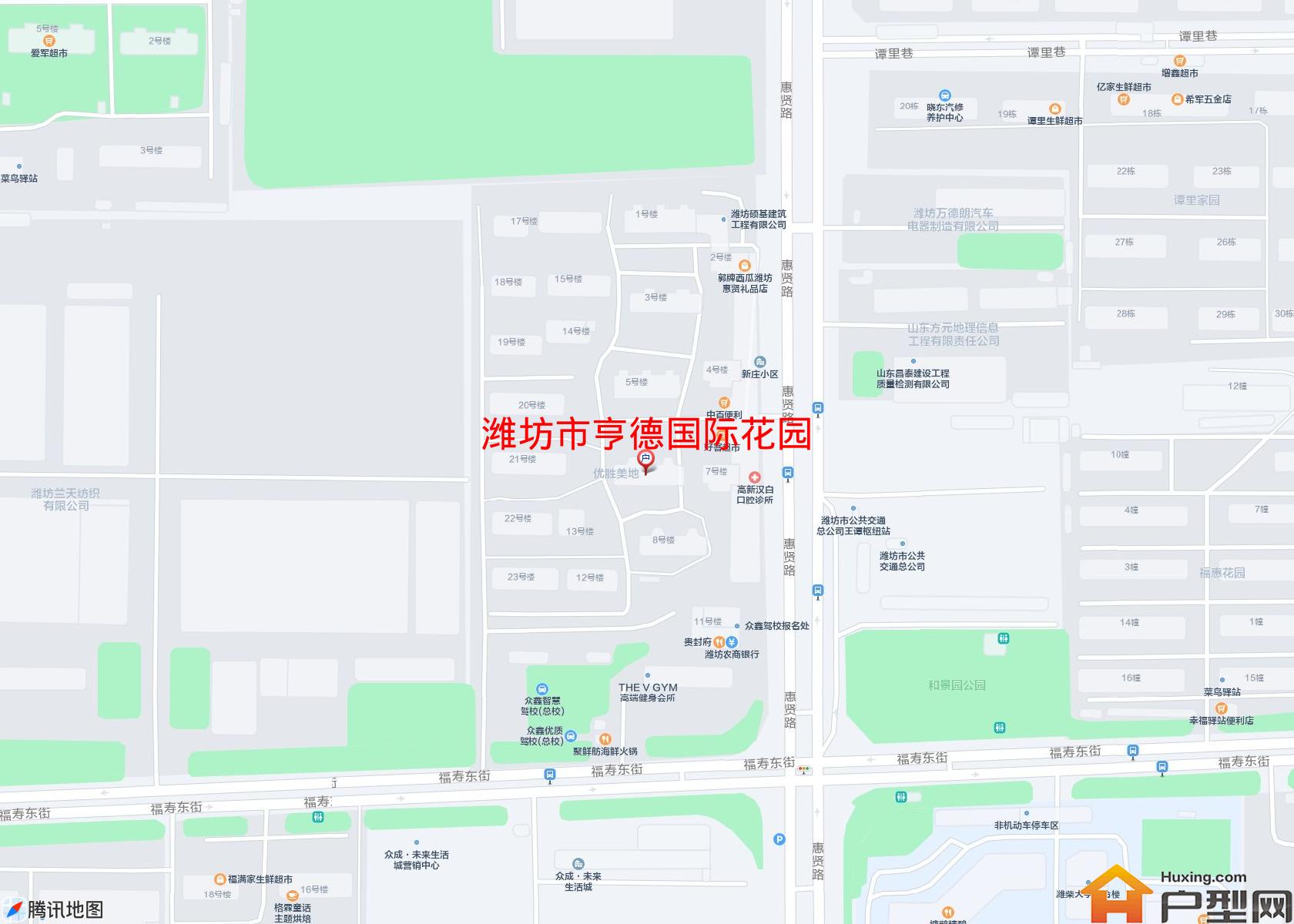 亨德国际花园小区 - 户型网
