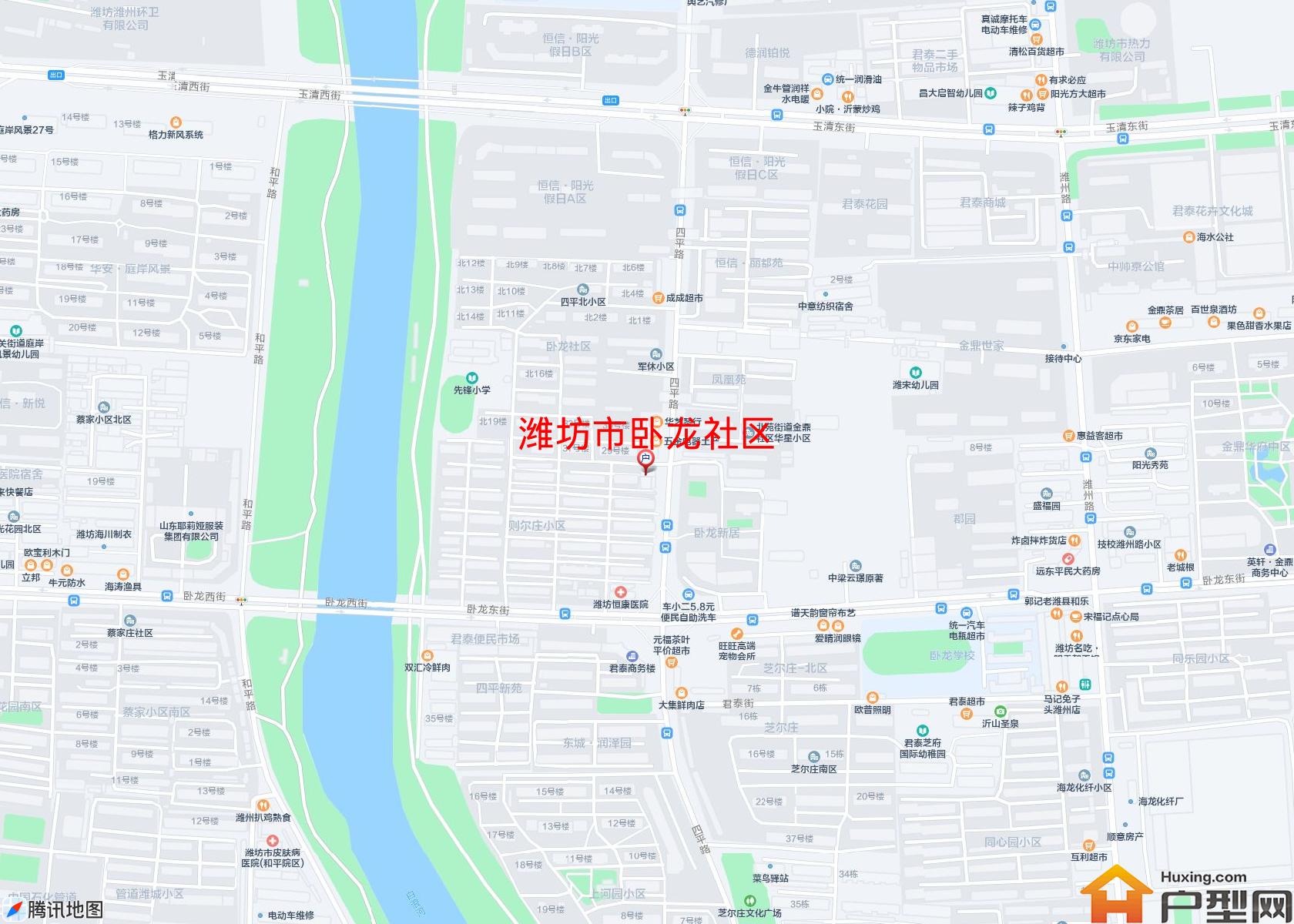 卧龙社区小区 - 户型网