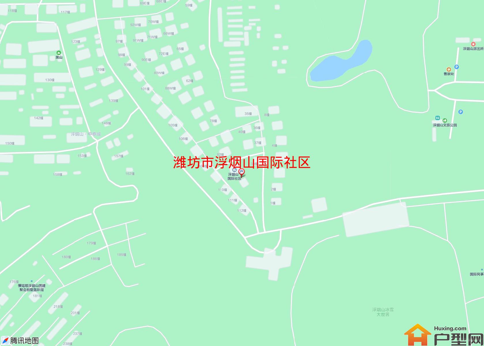 浮烟山国际社区小区 - 户型网