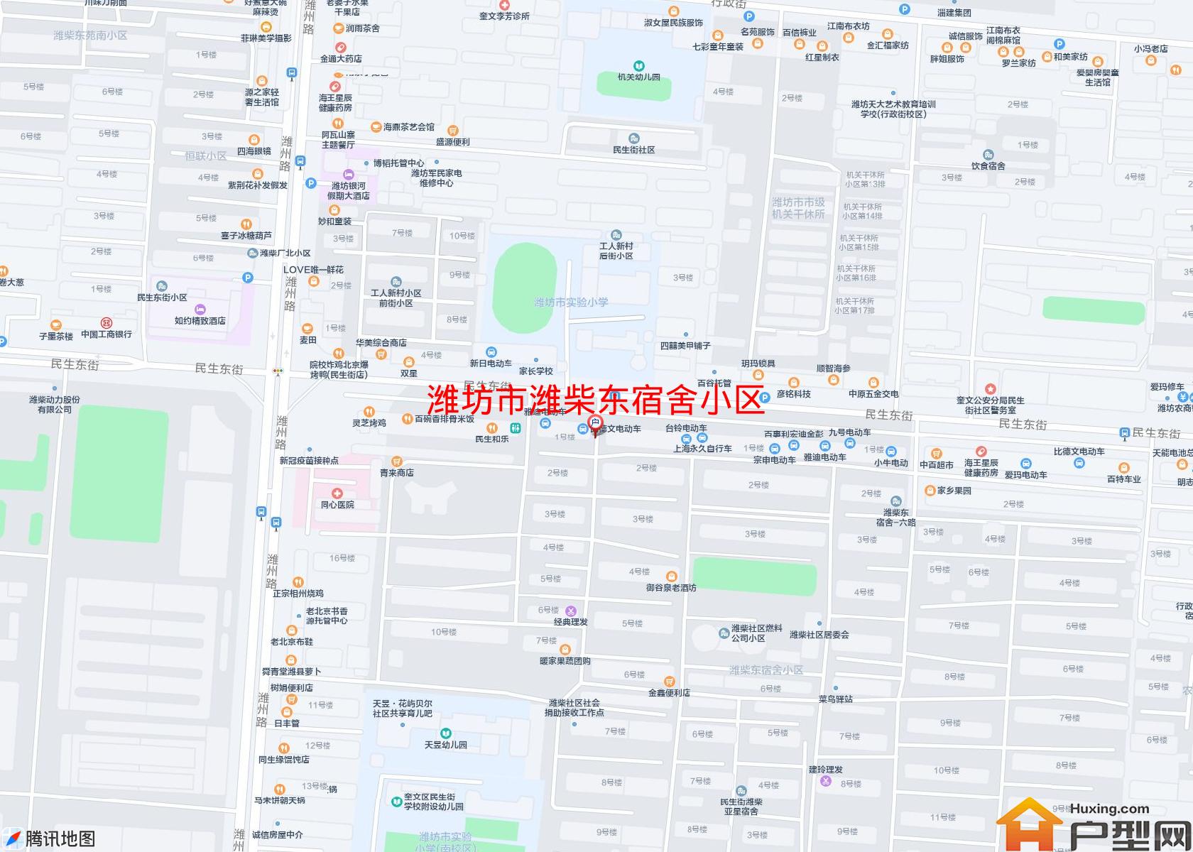 潍柴东宿舍小区小区 - 户型网