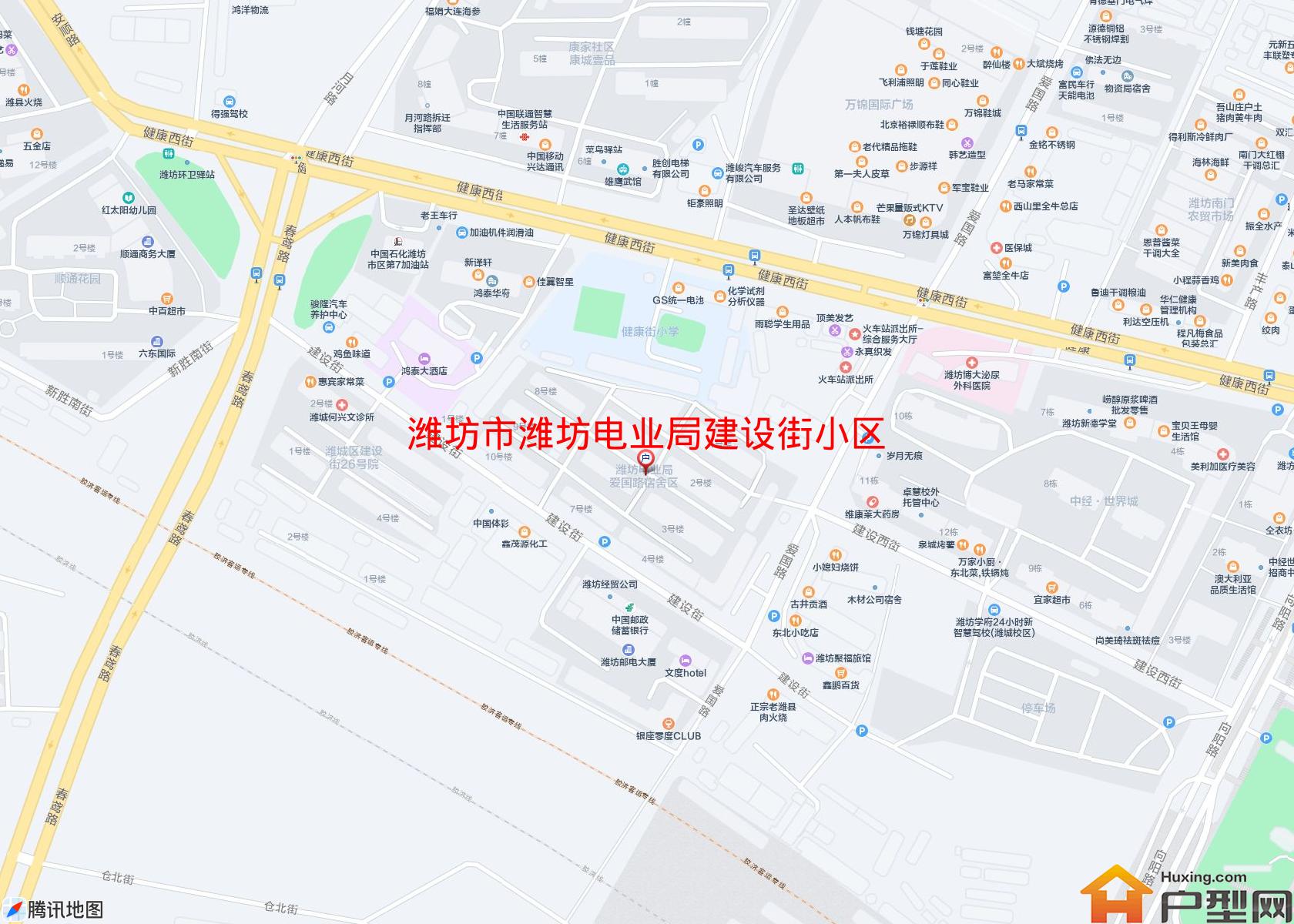 潍坊电业局建设街小区小区 - 户型网