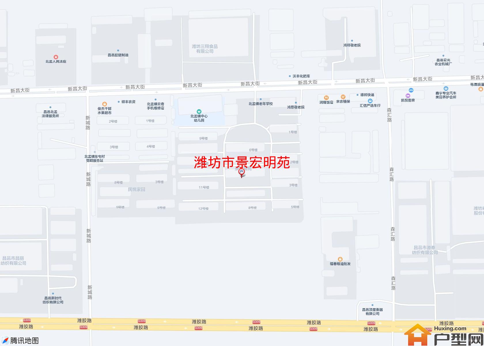 景宏明苑小区 - 户型网