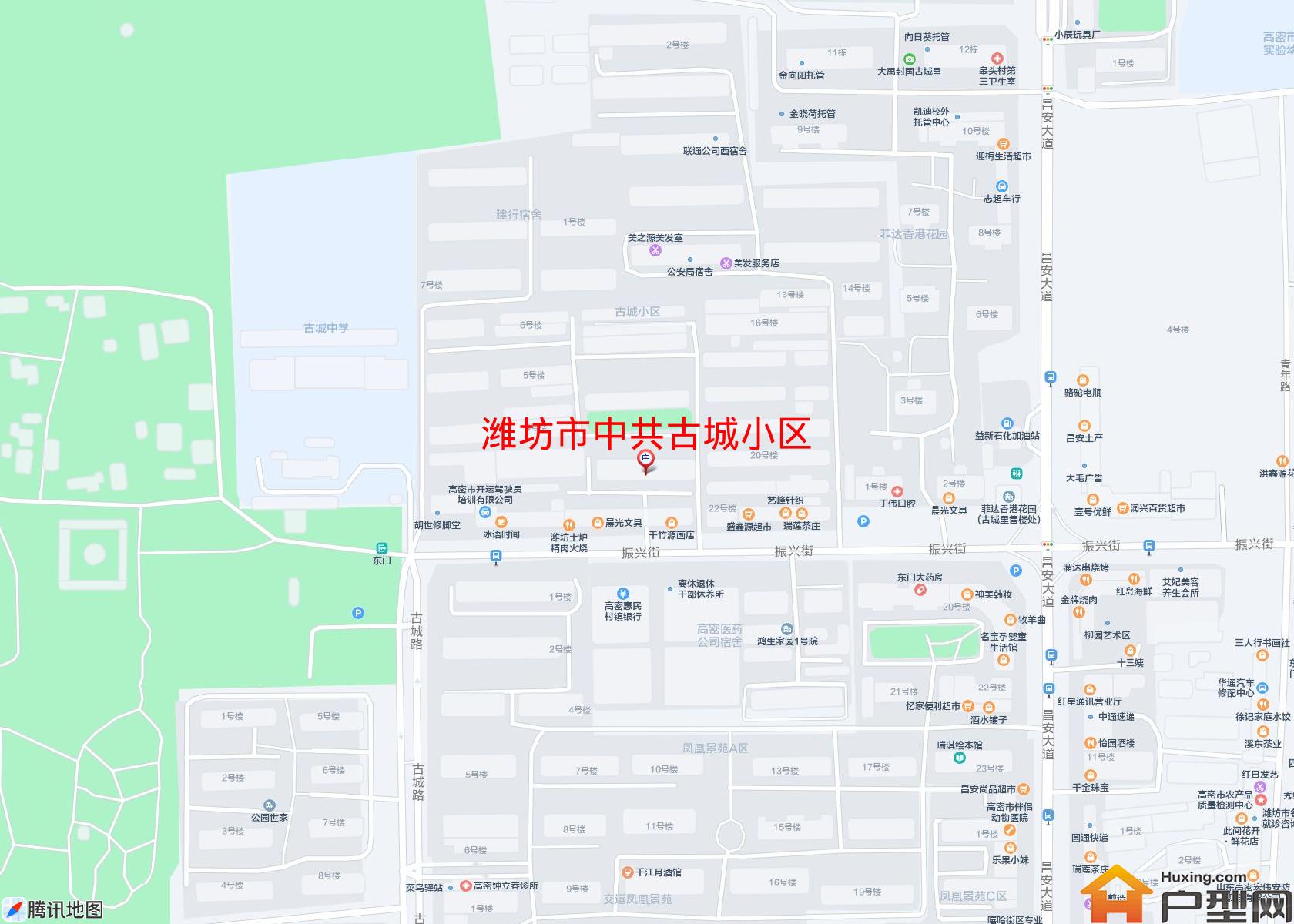 中共古城小区小区 - 户型网