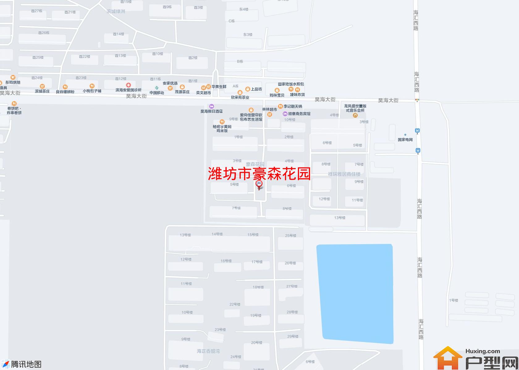 豪森花园小区 - 户型网