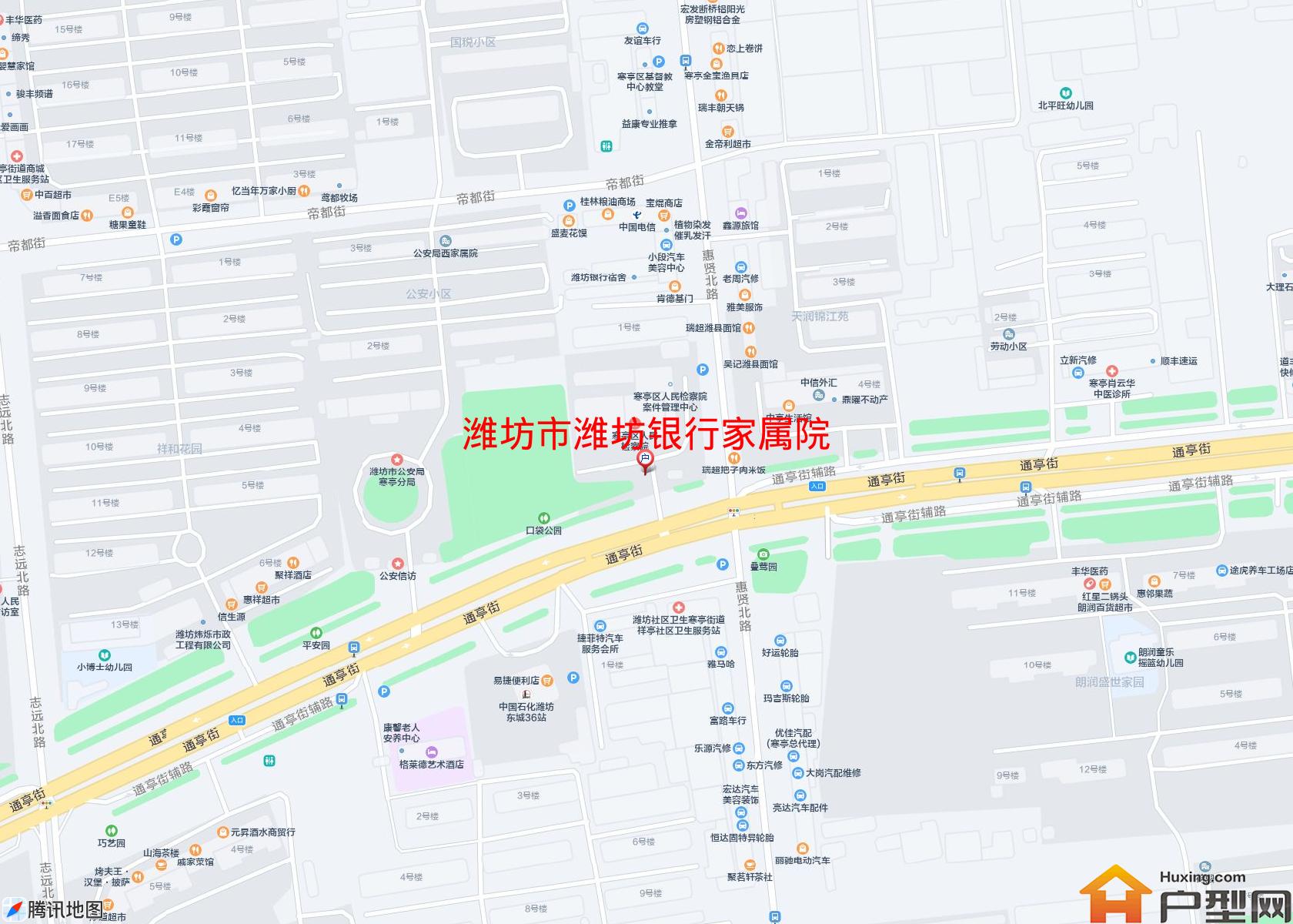 潍坊银行家属院小区 - 户型网