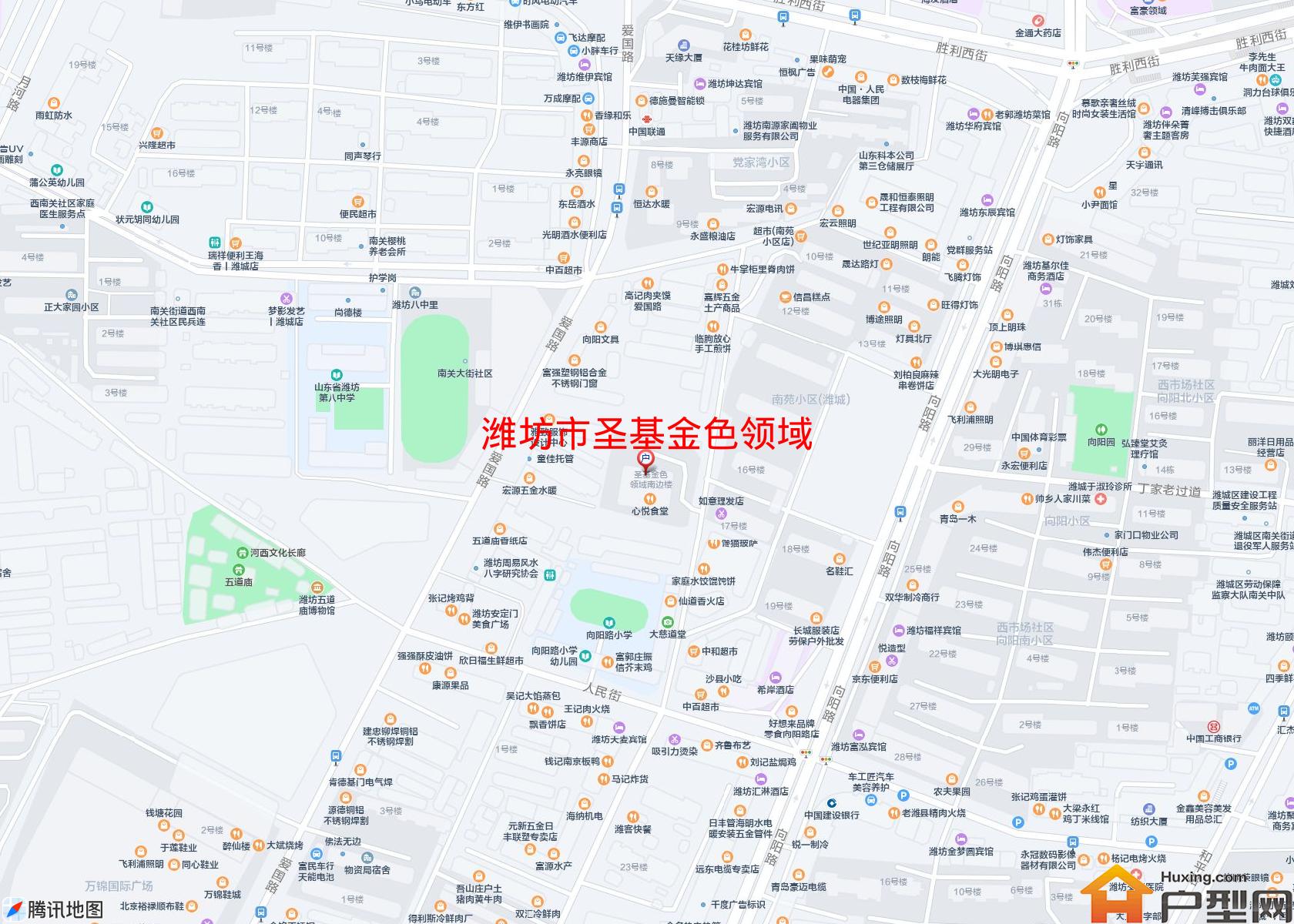 圣基金色领域小区 - 户型网
