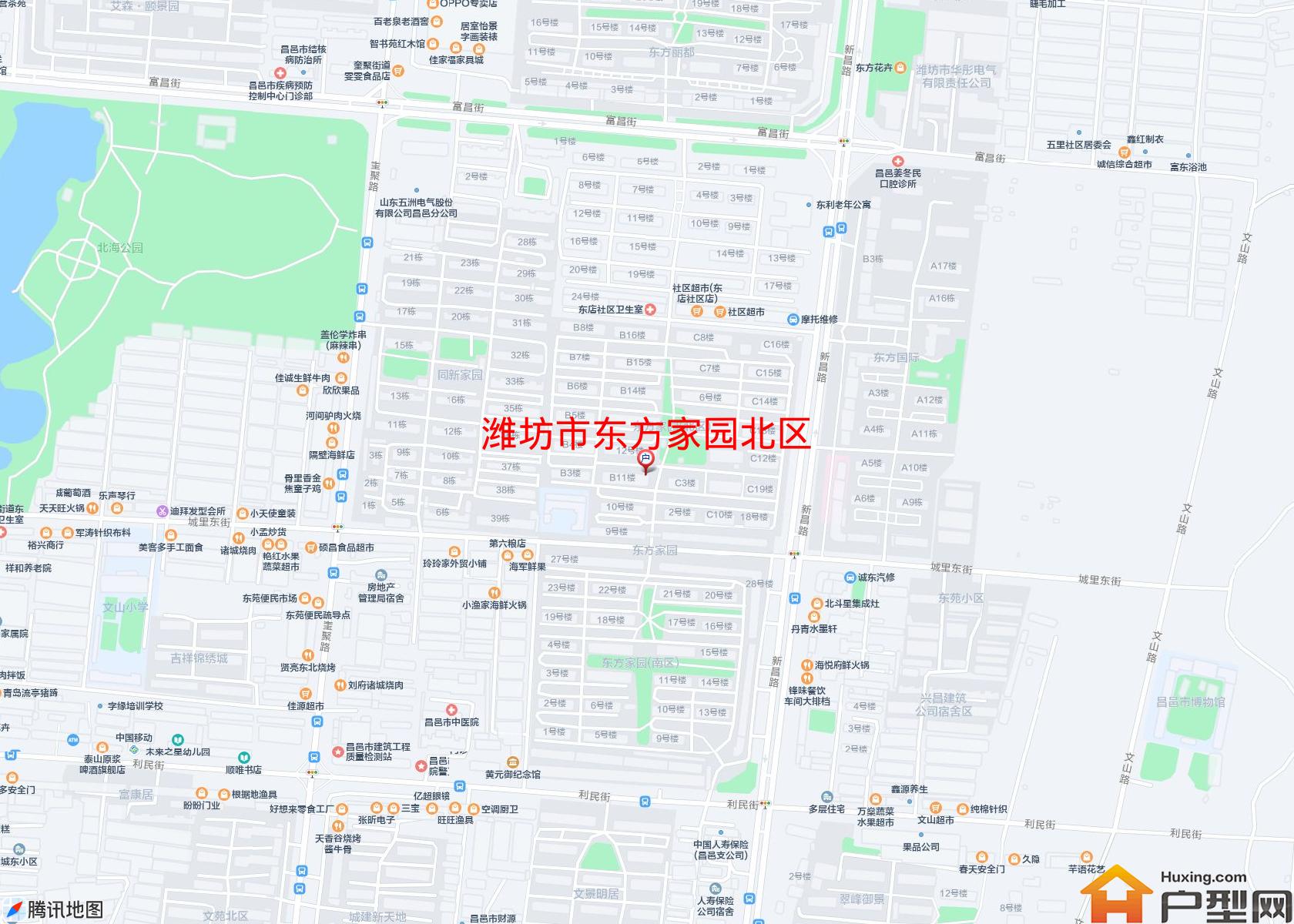 东方家园北区小区 - 户型网