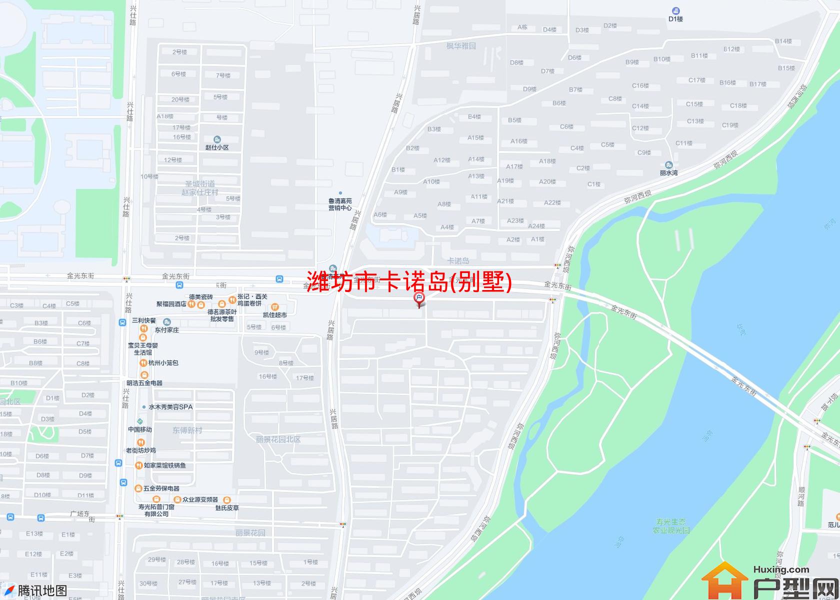 卡诺岛(别墅)小区 - 户型网