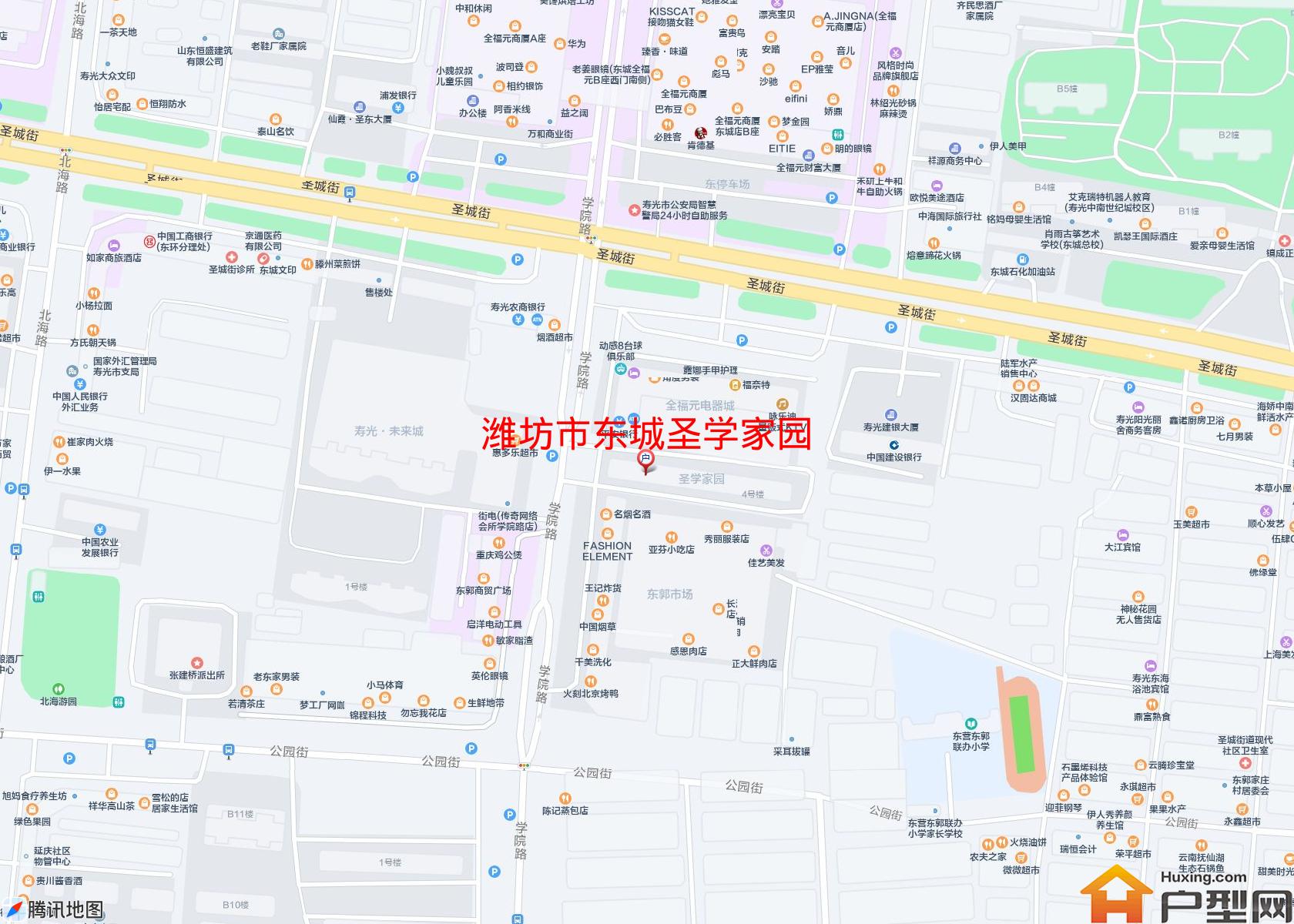 东城圣学家园小区 - 户型网