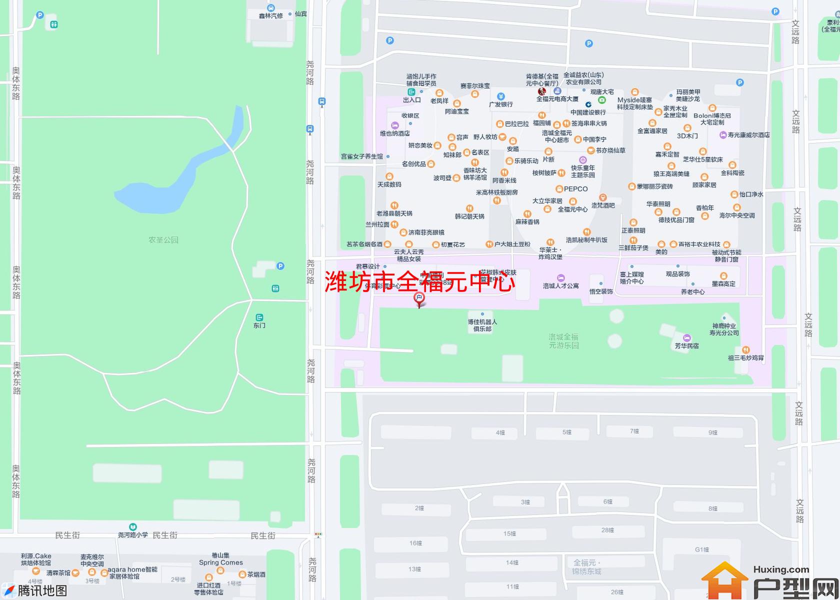 全福元中心小区 - 户型网