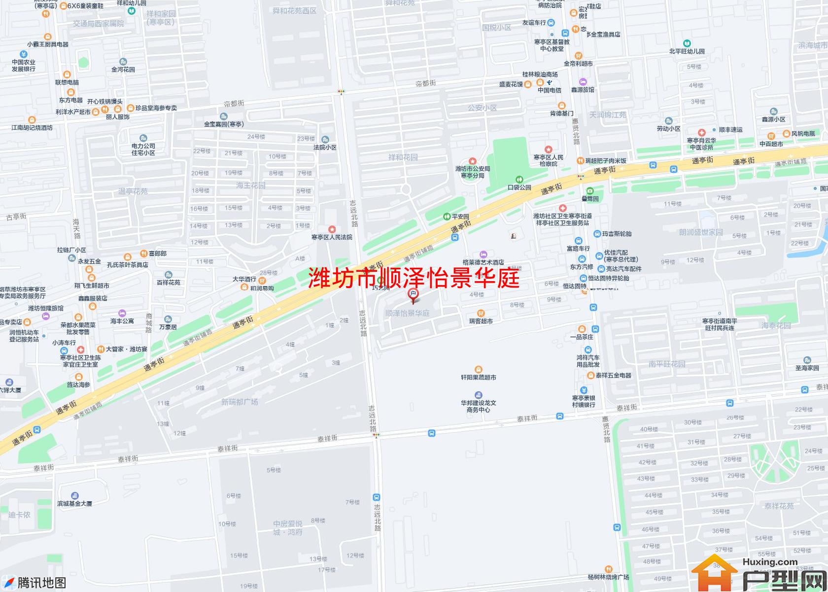 顺泽怡景华庭小区 - 户型网