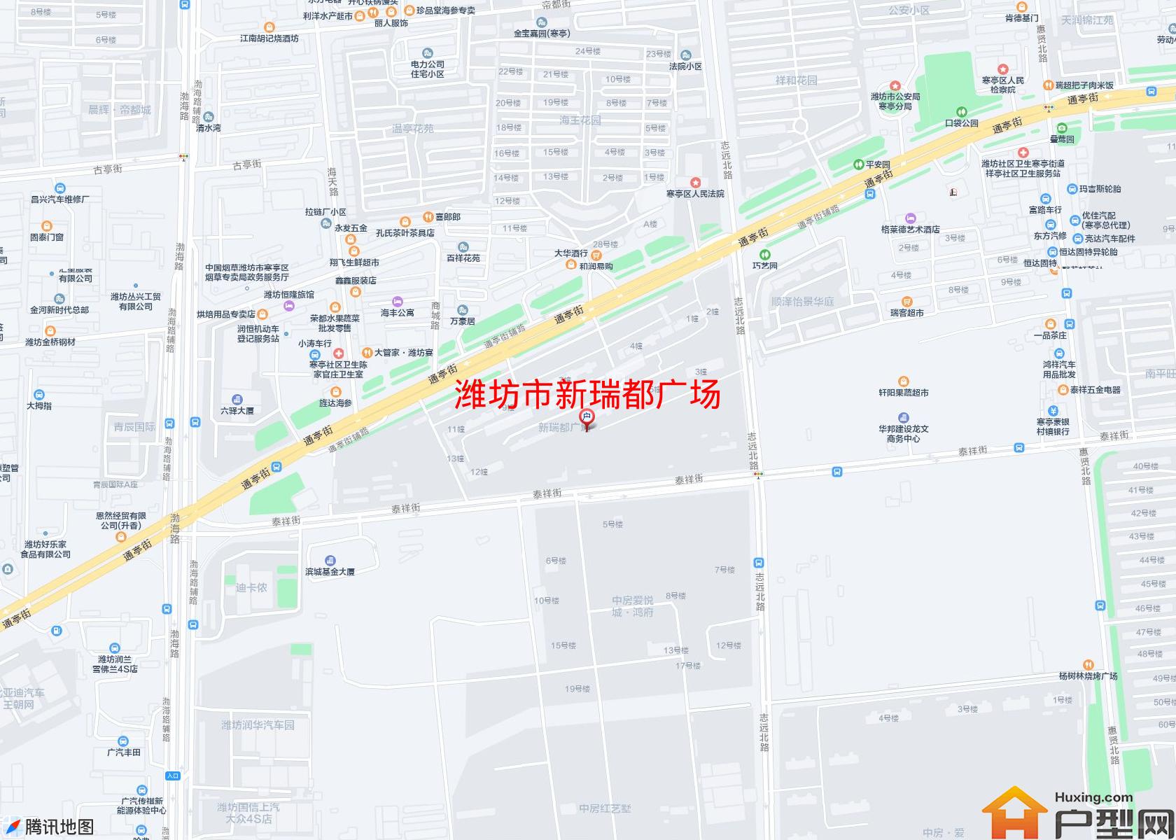 新瑞都广场小区 - 户型网