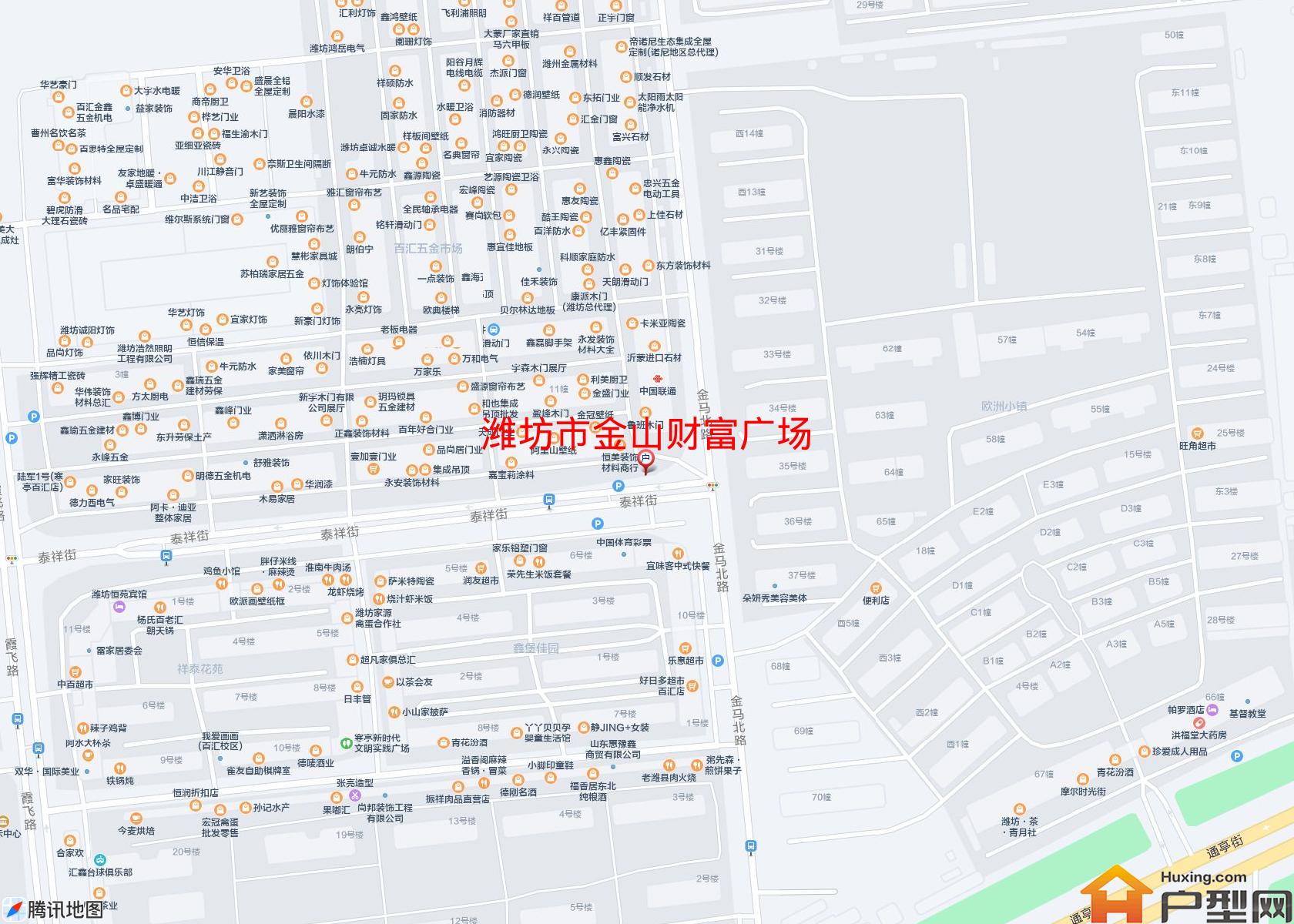 金山财富广场小区 - 户型网