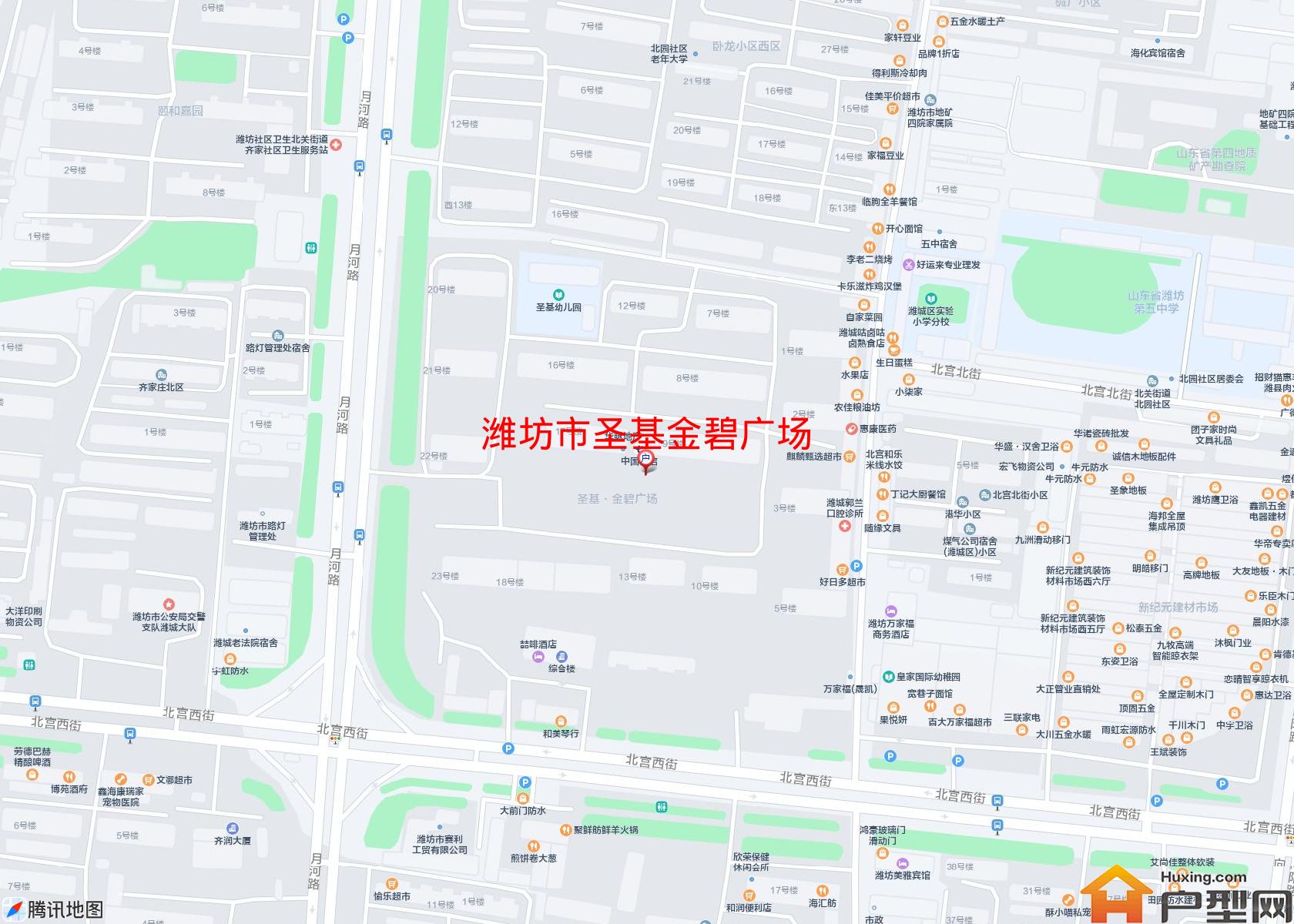 圣基金碧广场小区 - 户型网