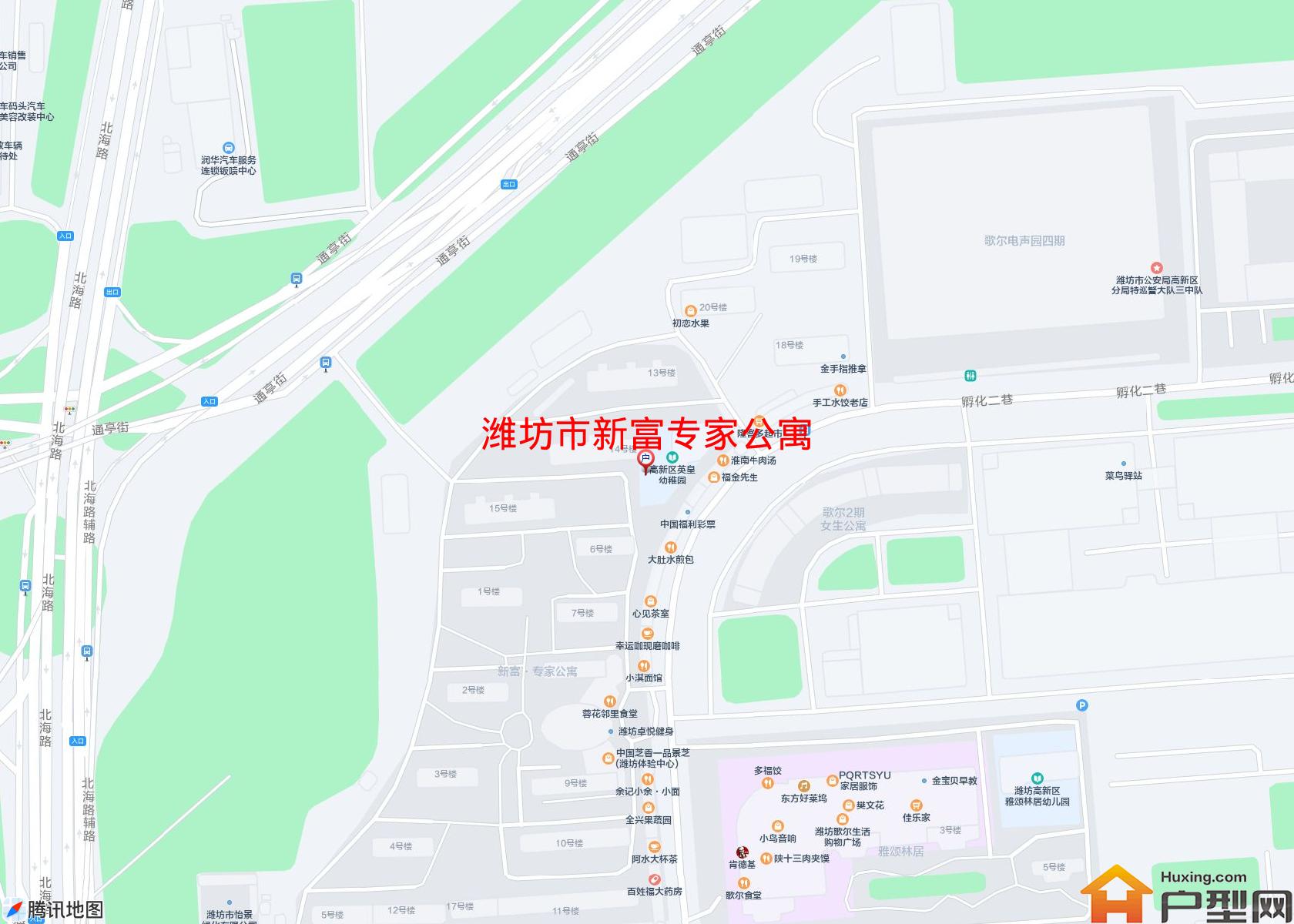 新富专家公寓小区 - 户型网