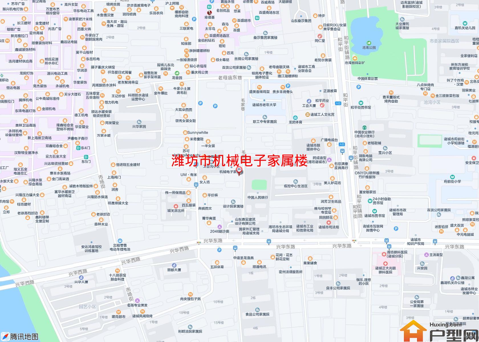 机械电子家属楼小区 - 户型网