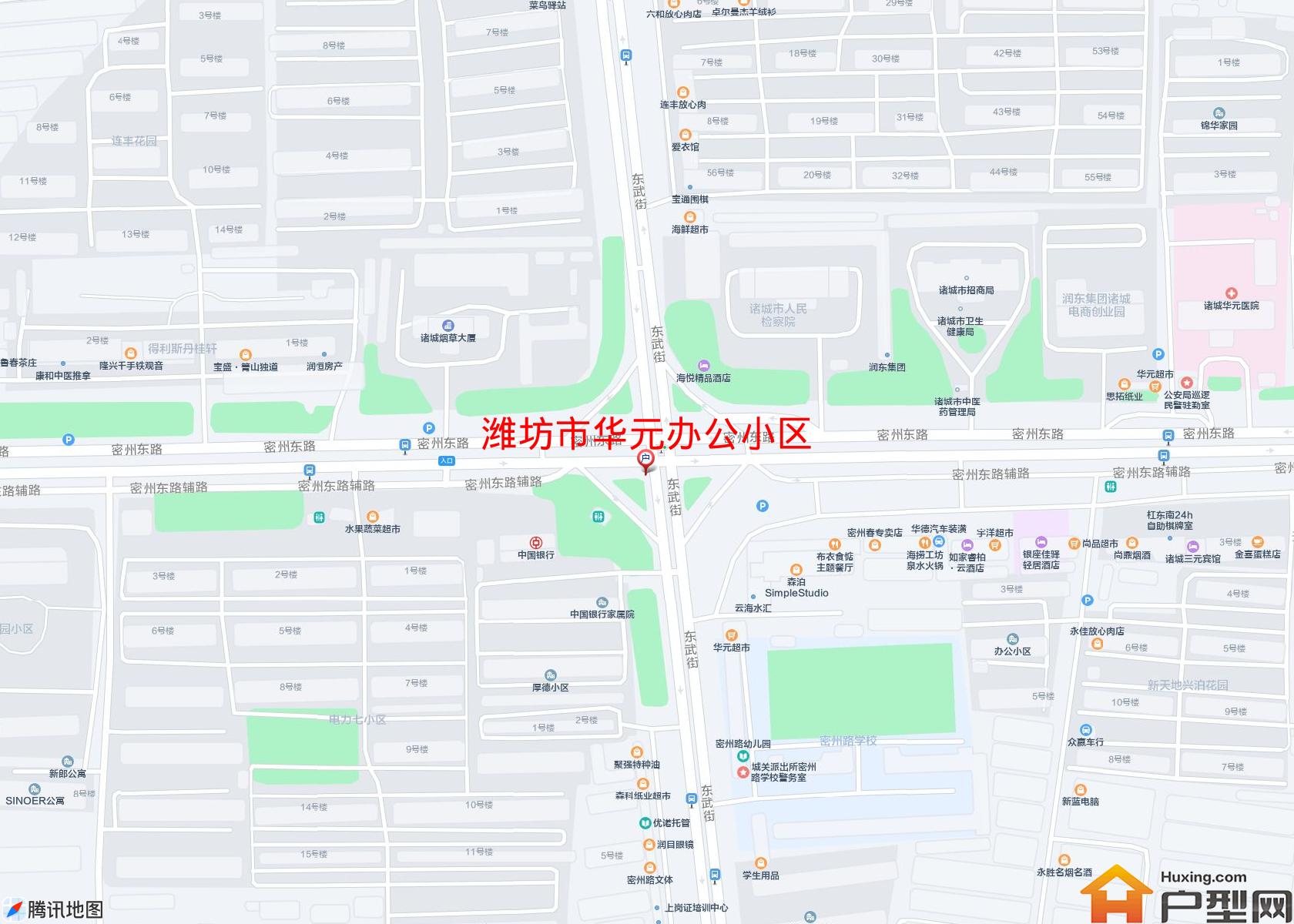 华元办公小区小区 - 户型网