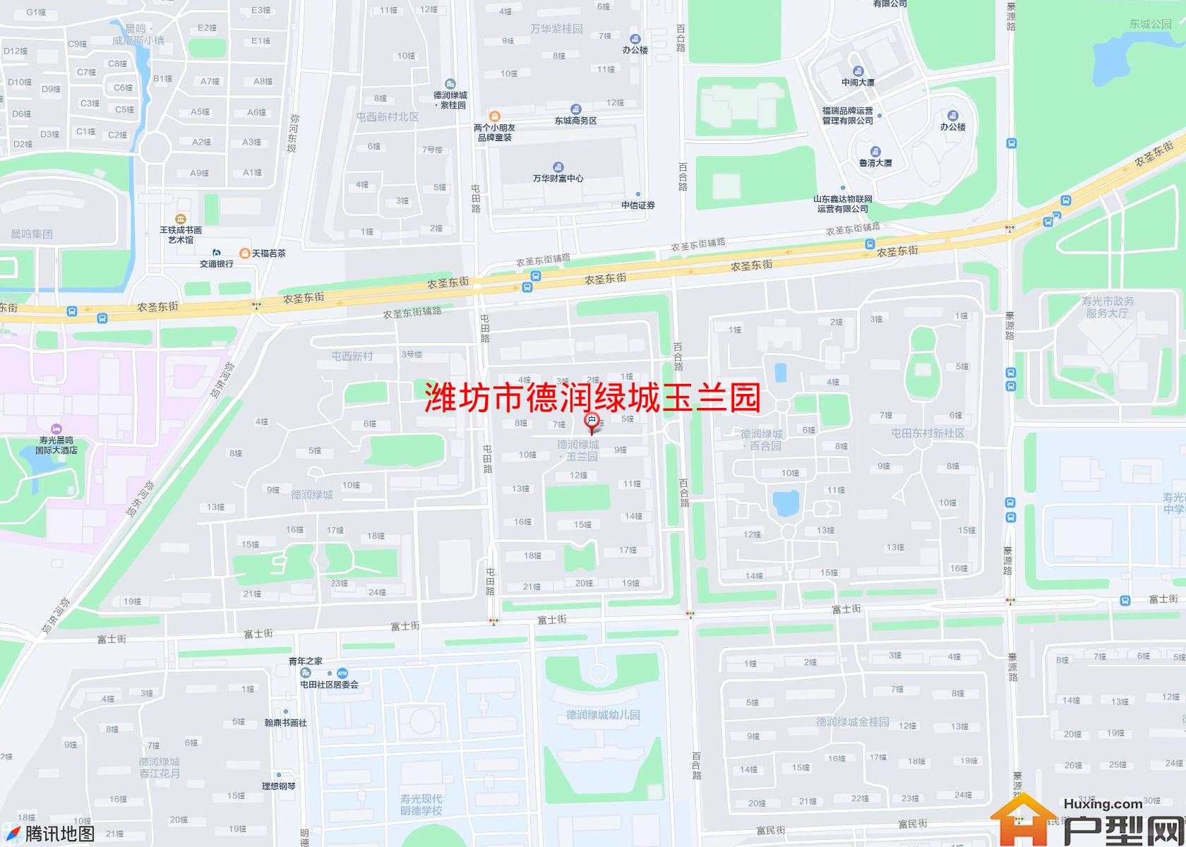 德润绿城玉兰园小区 - 户型网