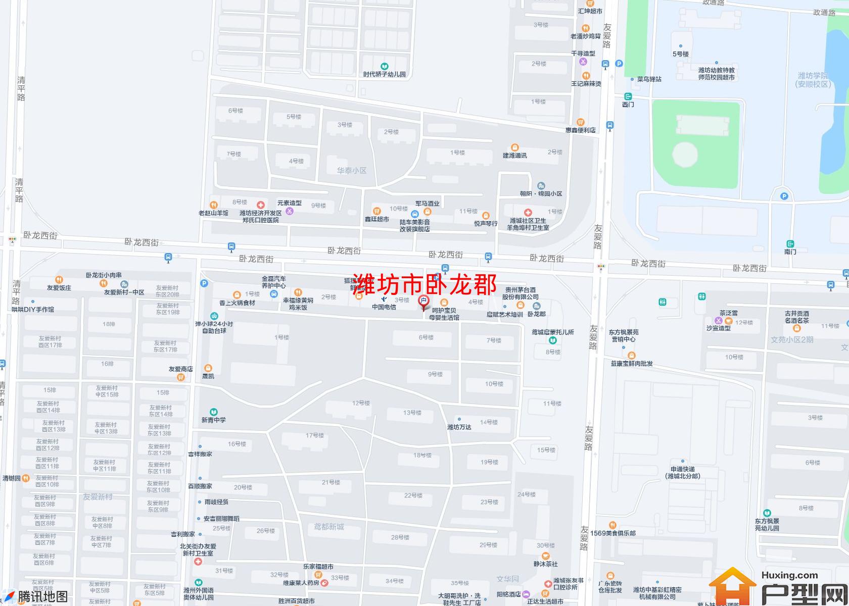卧龙郡小区 - 户型网