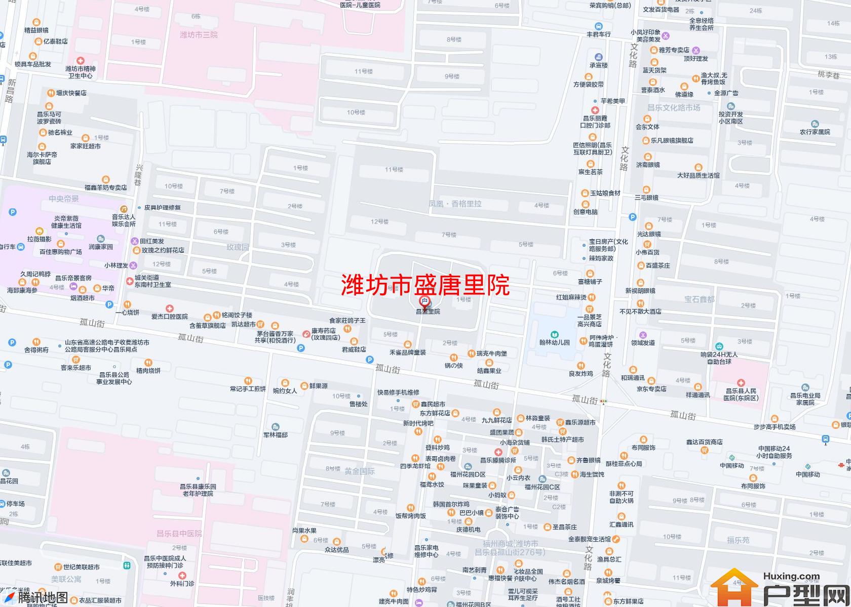 盛唐里院小区 - 户型网