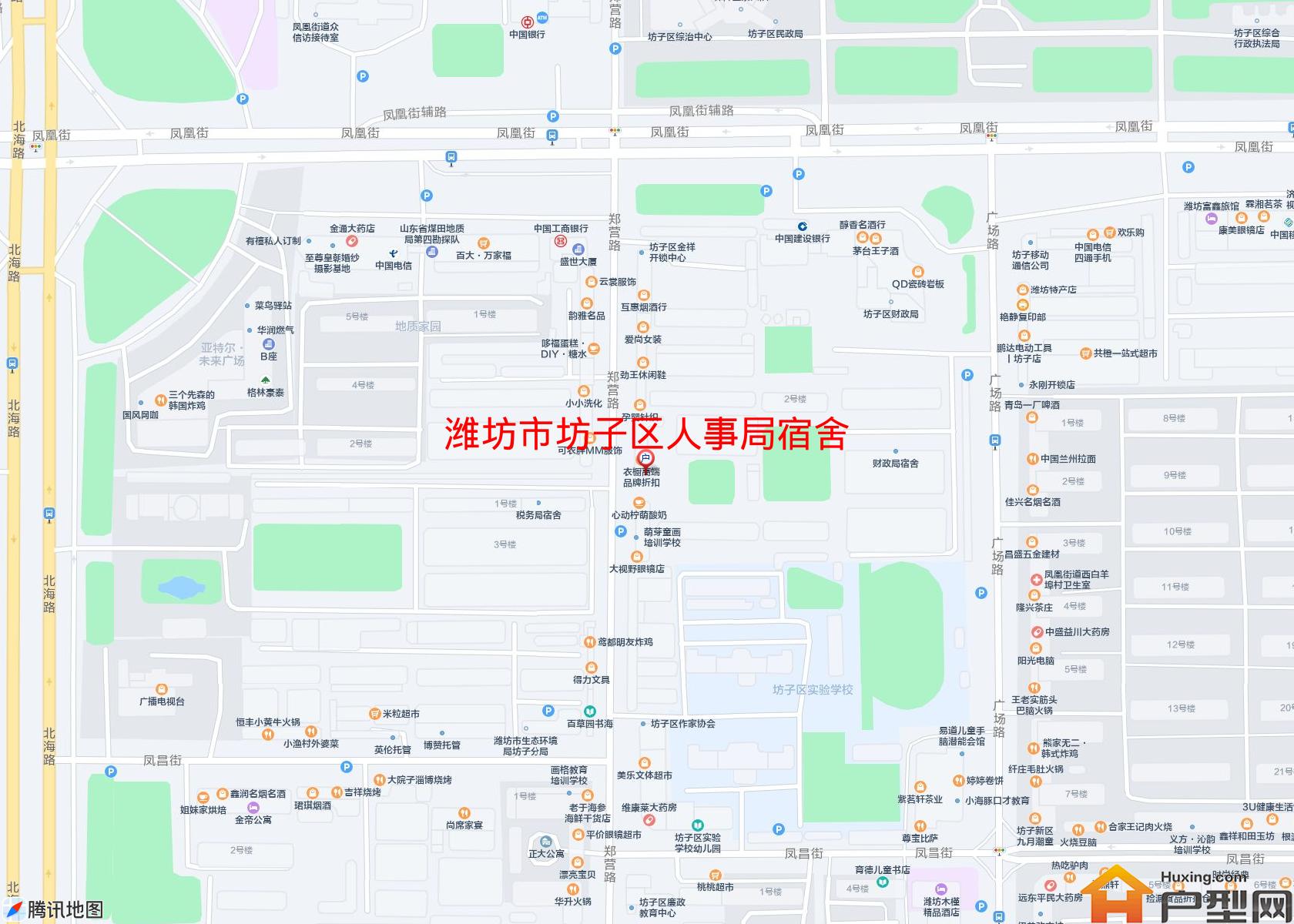 坊子区人事局宿舍小区 - 户型网