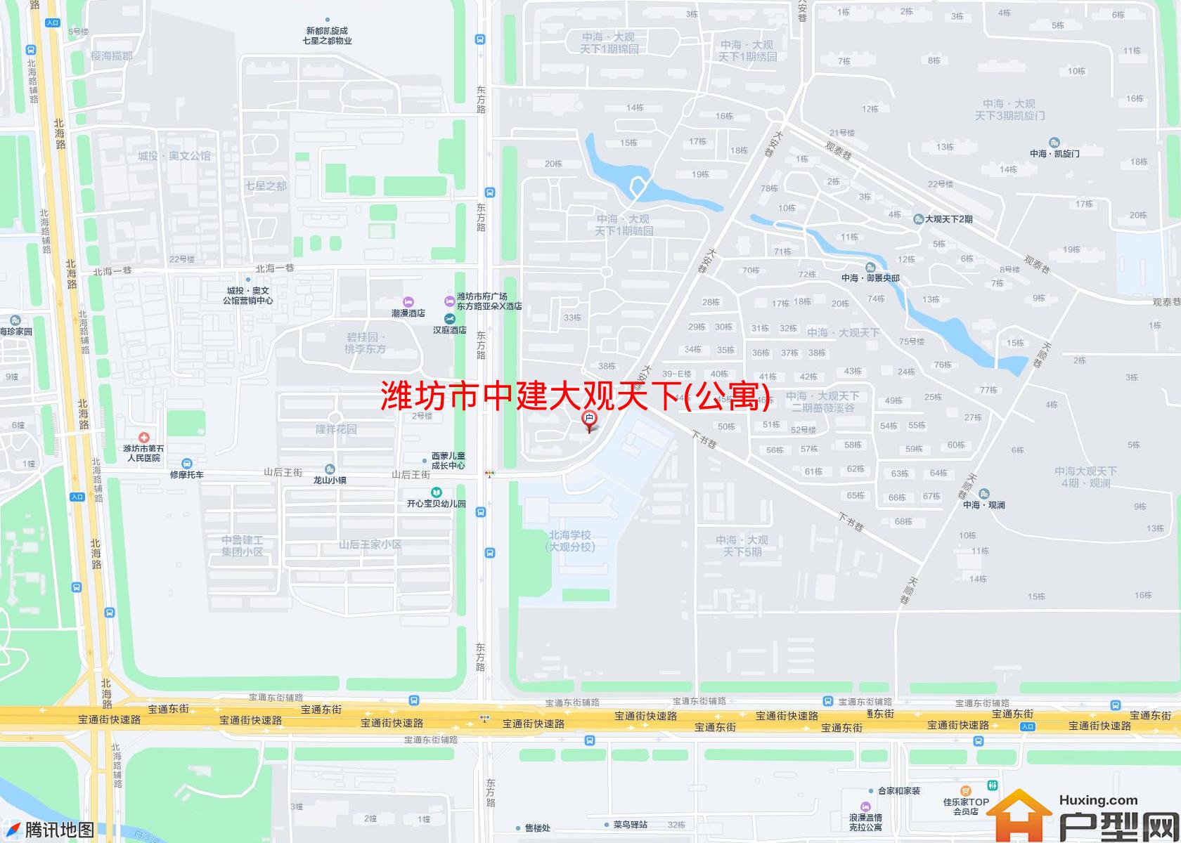 中建大观天下(公寓)小区 - 户型网