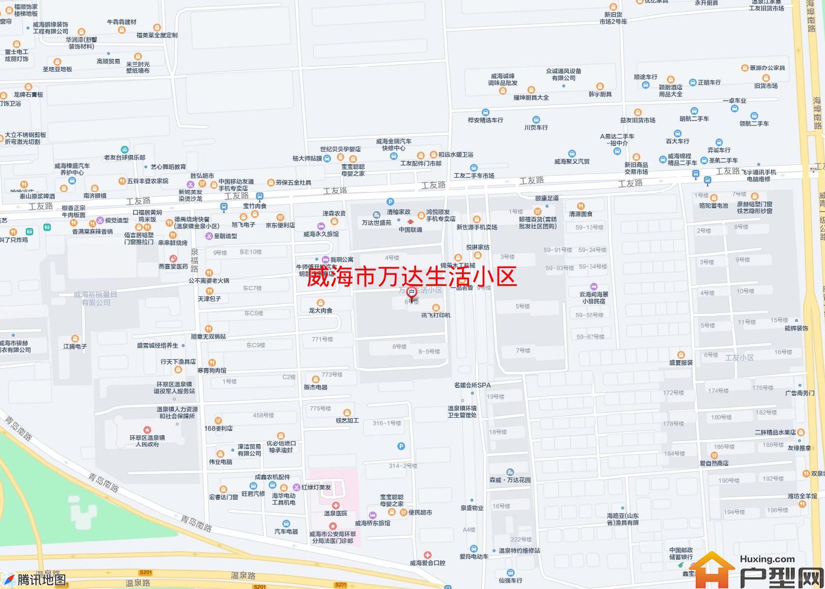 万达生活小区小区 - 户型网