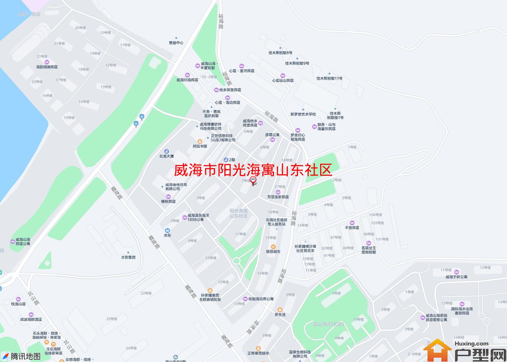 阳光海寓山东社区小区 - 户型网